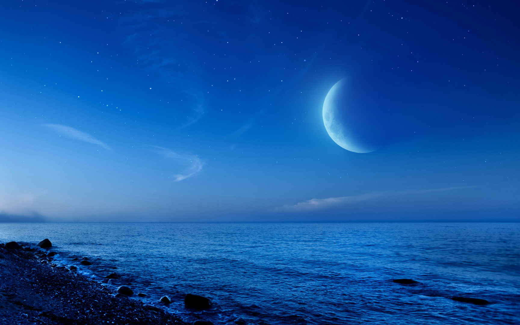 高清苏格兰的海岸电脑桌面壁纸