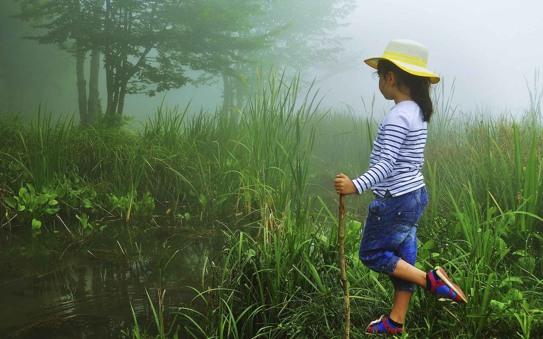 高清春雨的时光电脑桌面壁纸-