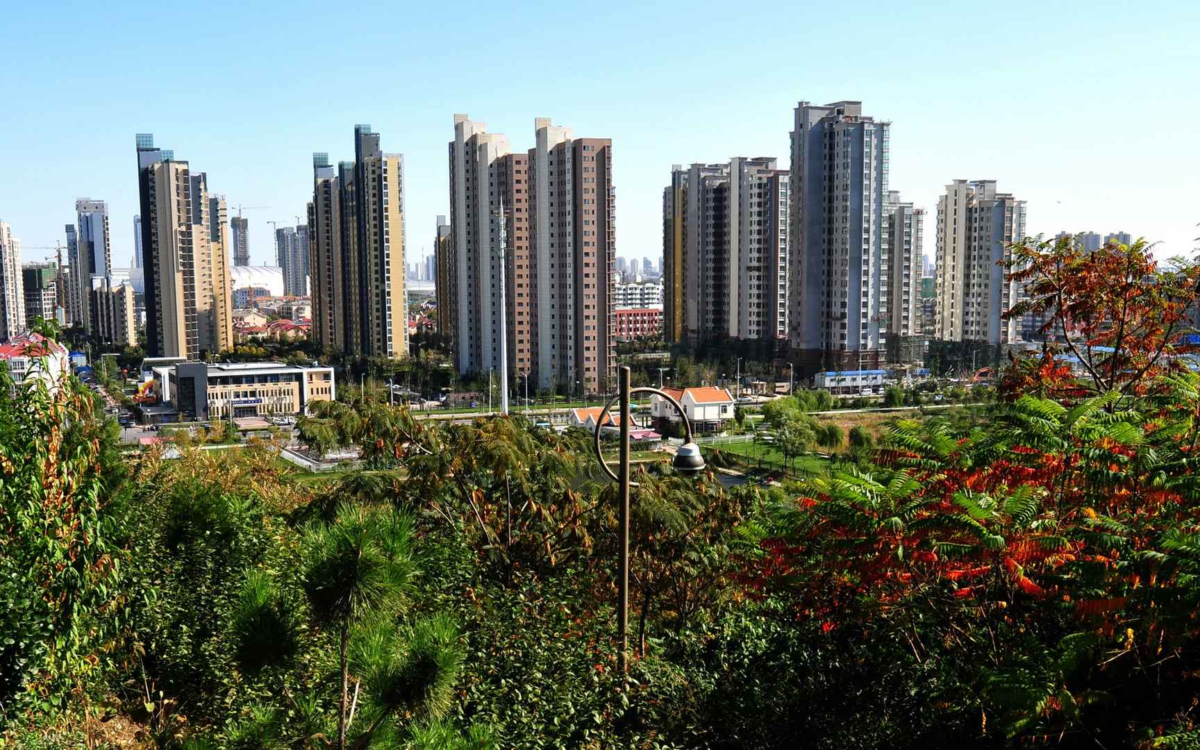 高清天津南翠屏公园电脑桌面壁纸