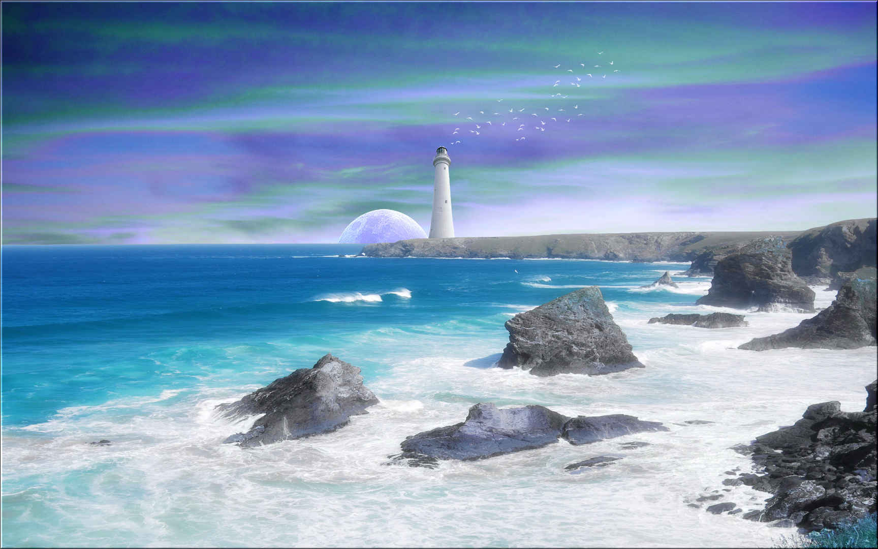 3D唯美梦幻风景桌面壁纸