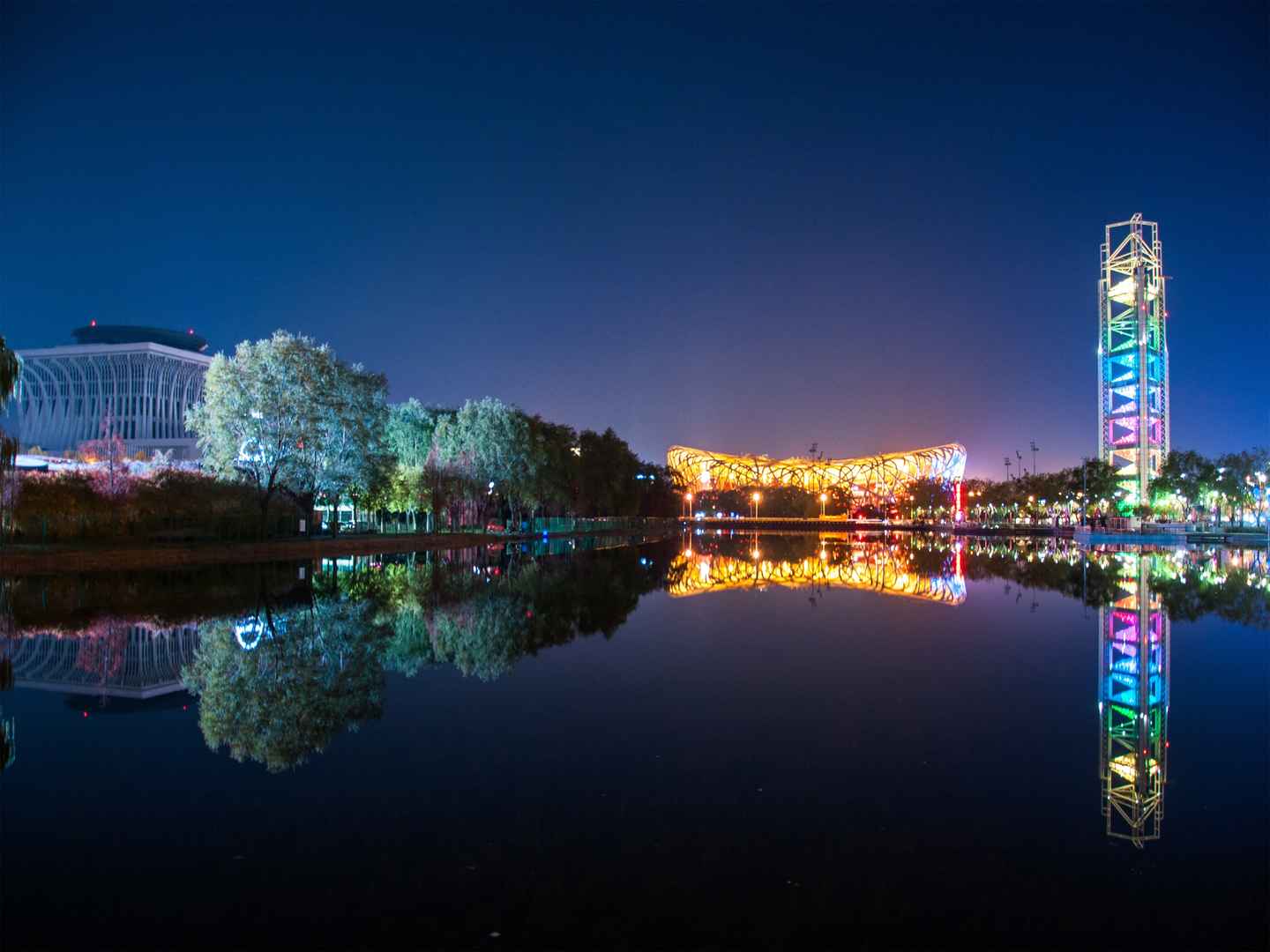 北京鸟巢桌面壁纸