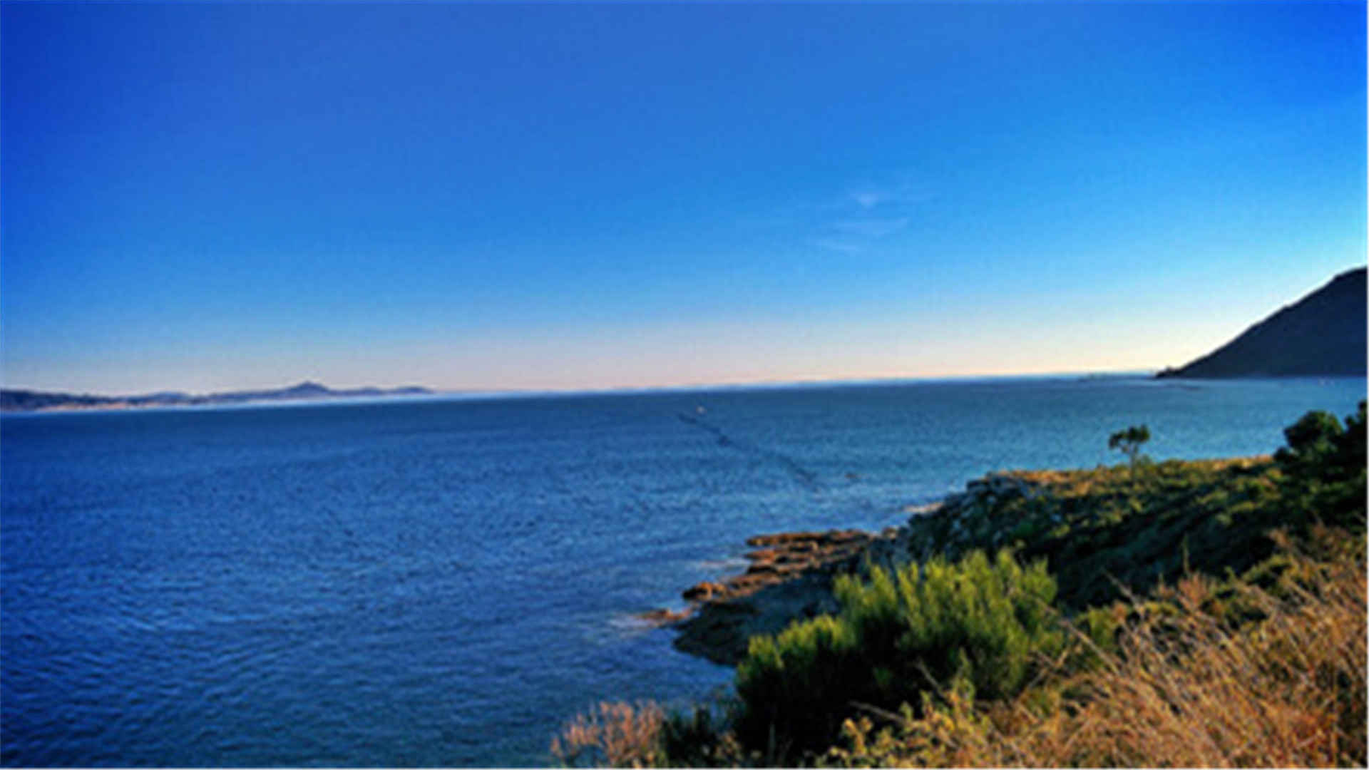 夏日风光沙滩海洋唯美景色高清电脑壁纸下载-