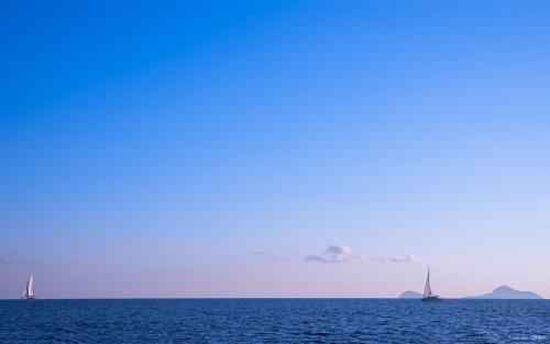海天一色高清桌面壁纸