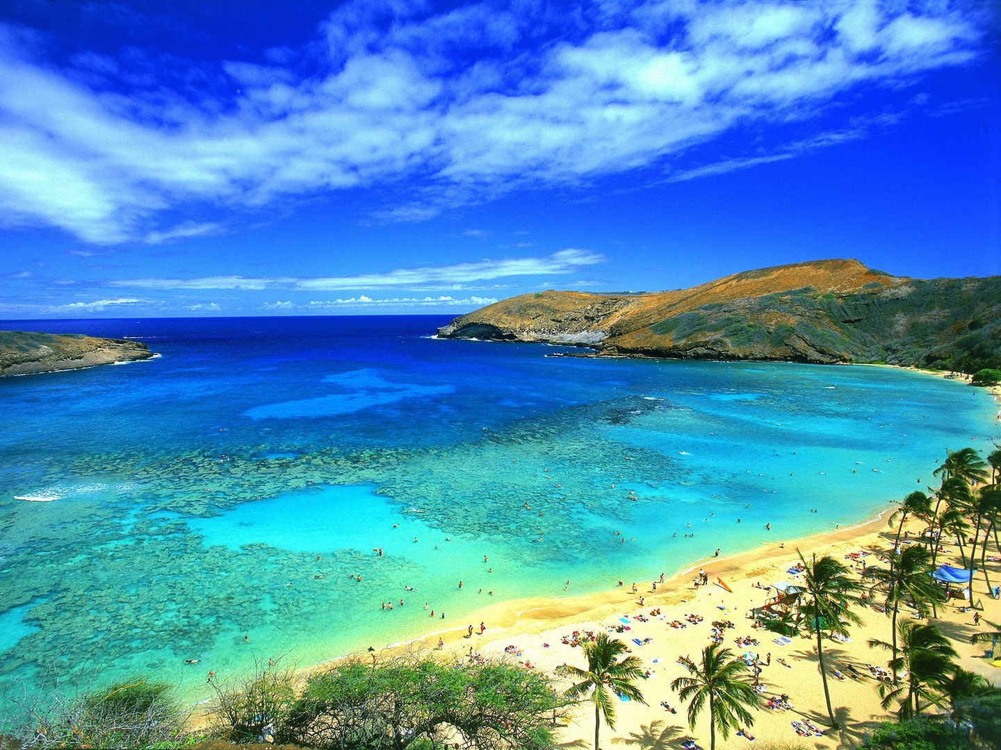 高清浪漫美丽的夏威夷风景电脑桌面壁纸-