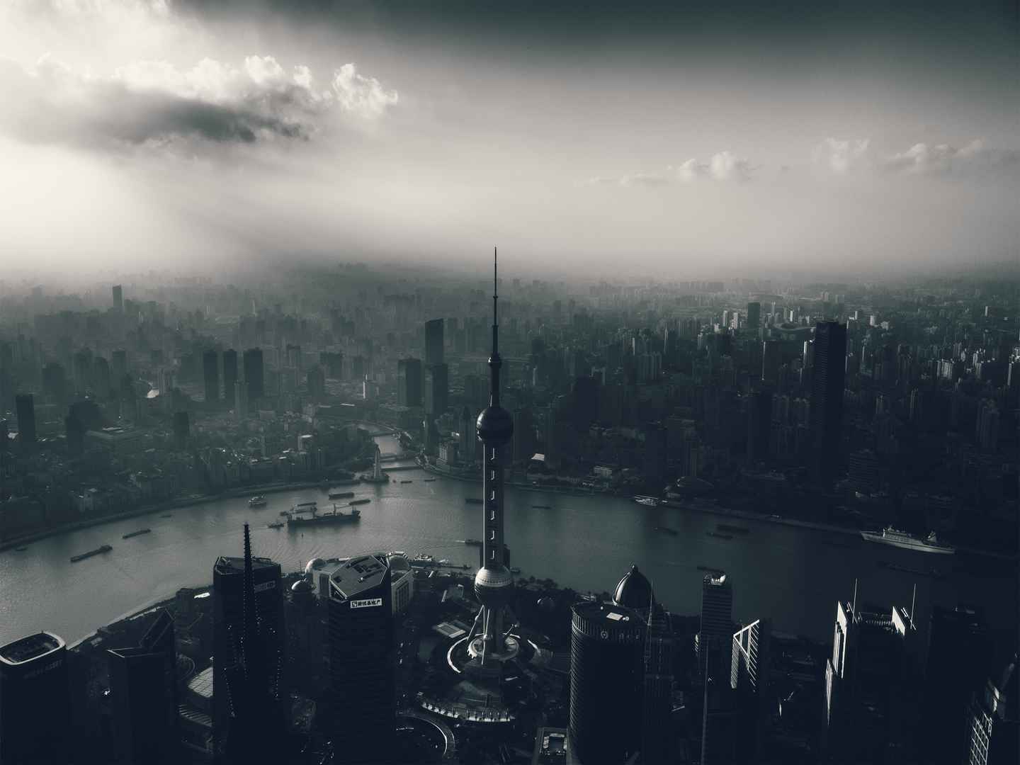 高清上海外滩电脑桌面壁纸