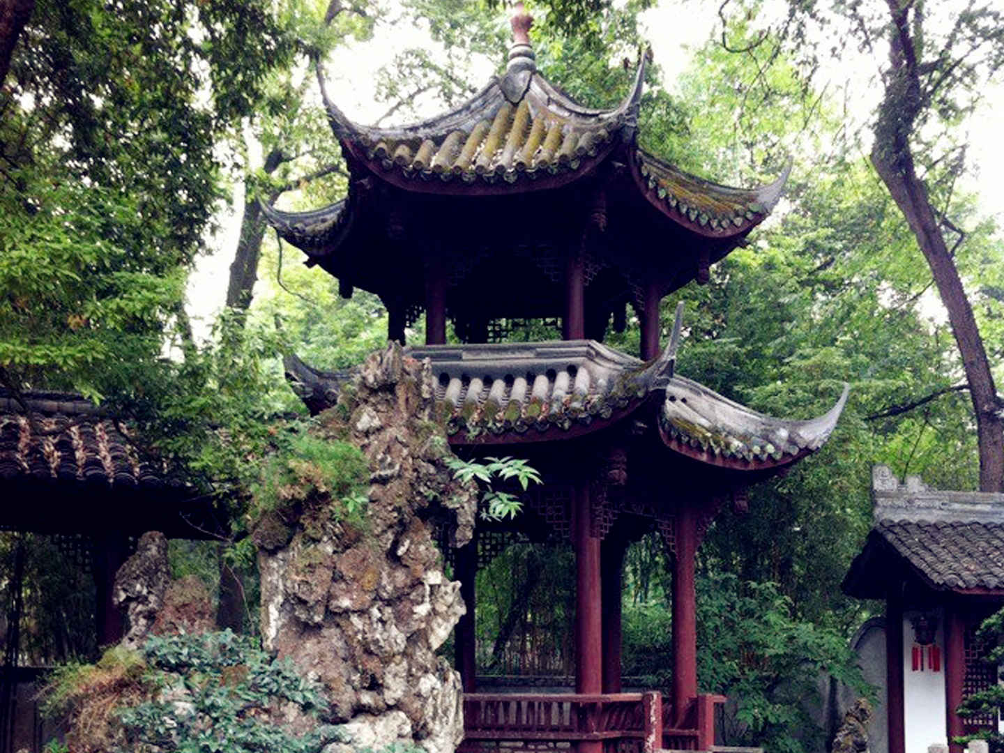 成都杜甫草堂桌面壁纸