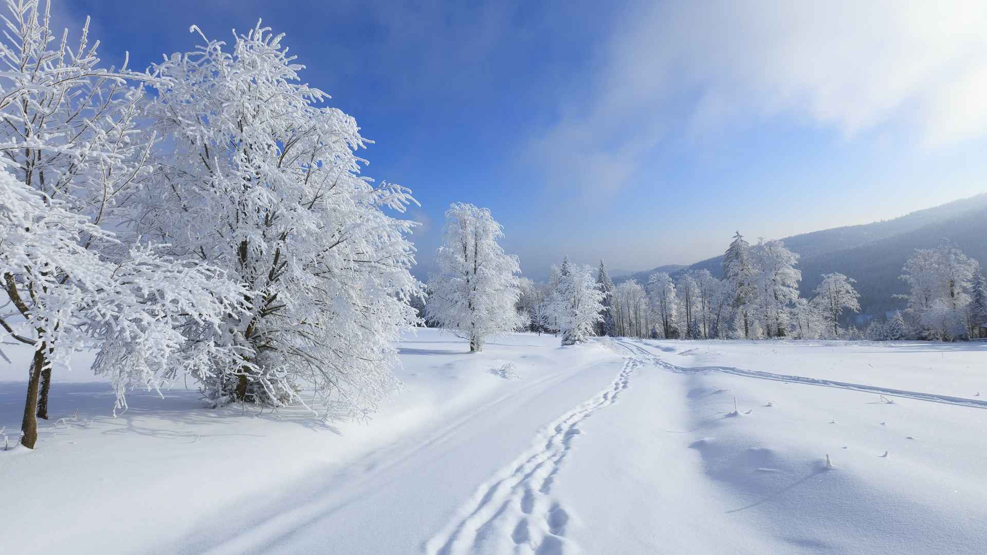 超高清雪景大图壁纸-