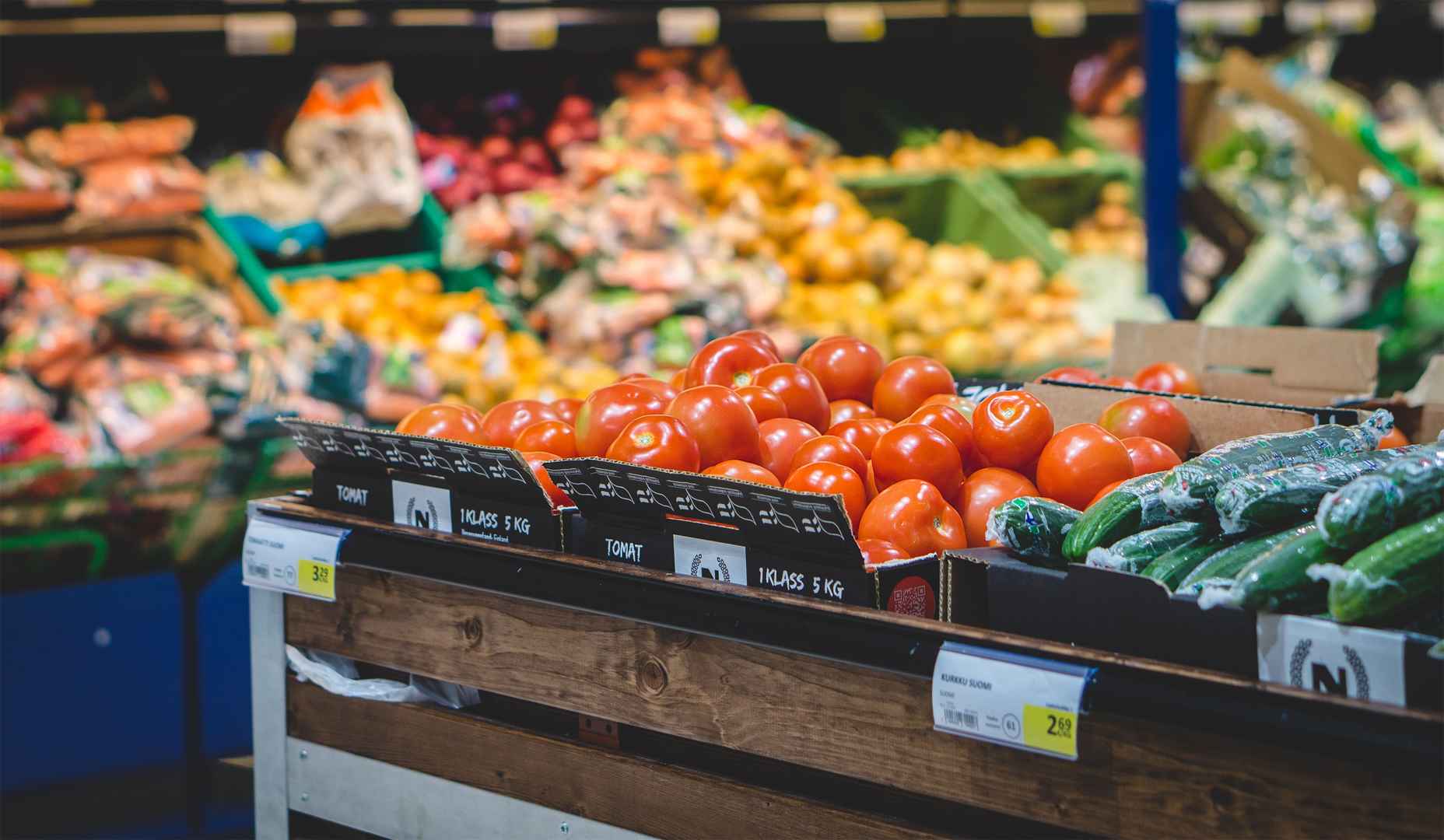 绿色健康超市蔬菜水果高清图片