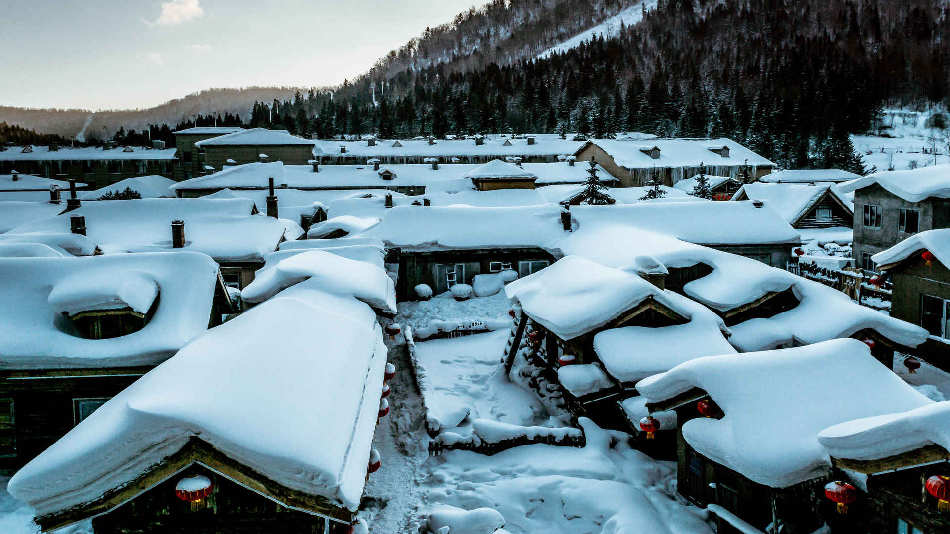 哈尔滨雪乡风景壁纸