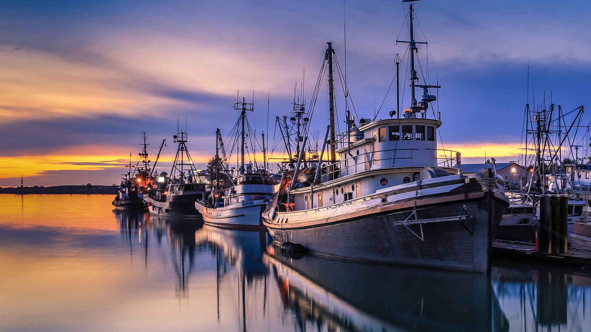 美国旧金山渔人码头风景壁纸-