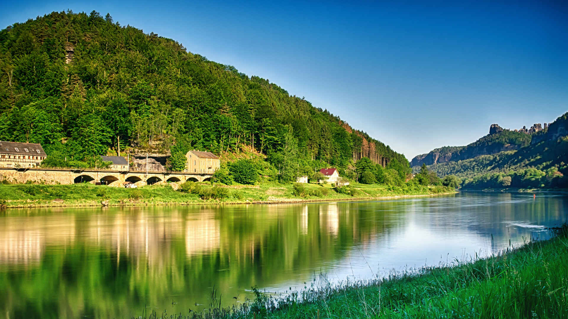 瑞士优美风景图片壁纸-