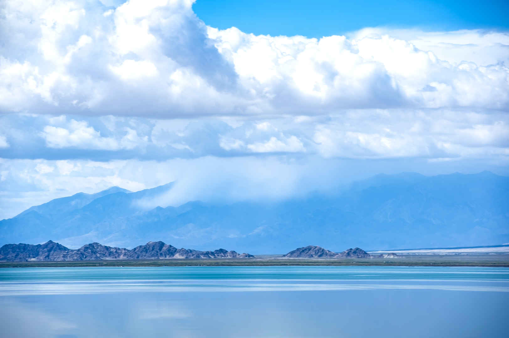 盐湖景观青海高清壁纸-