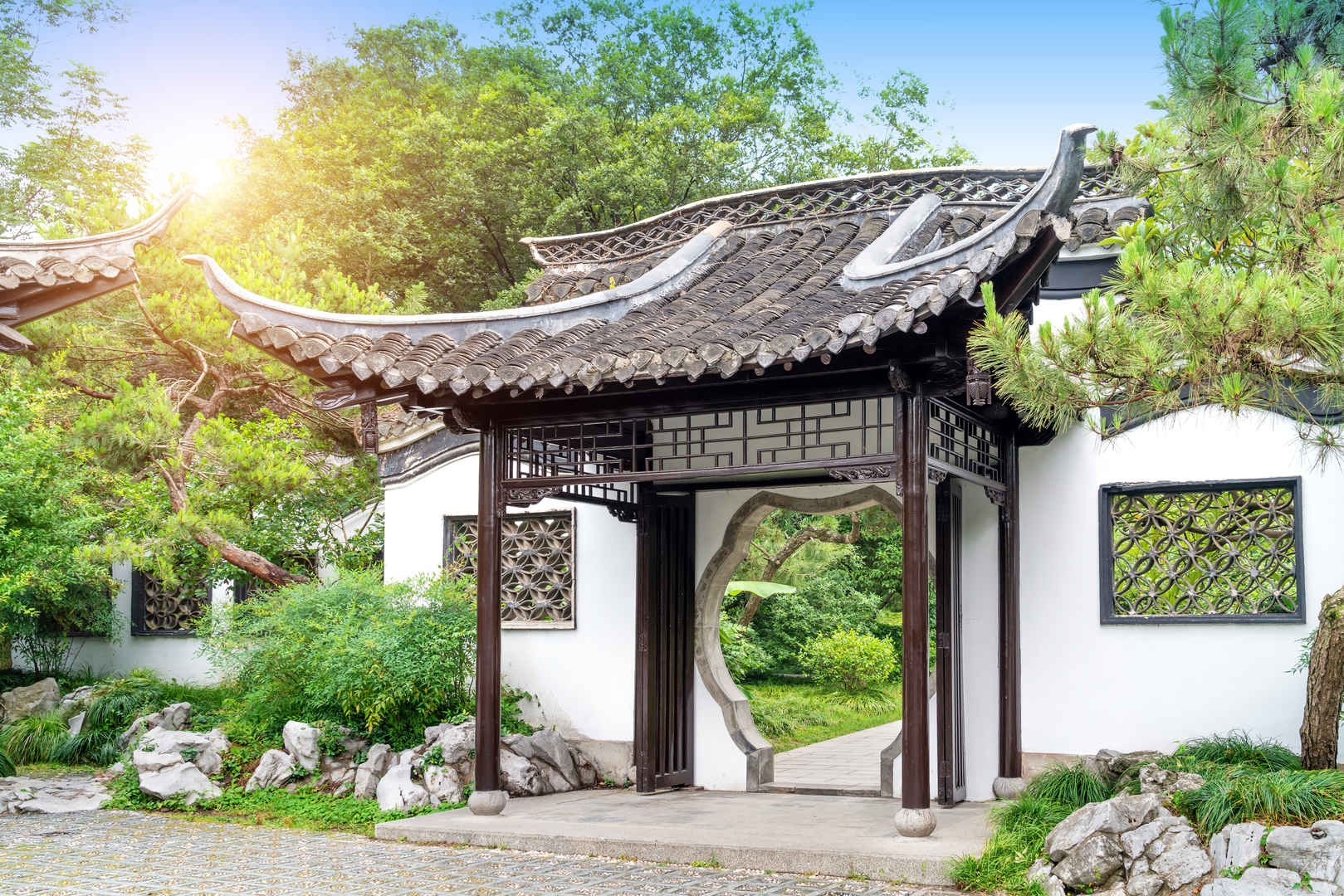 中国古典园林扬州高清壁纸-