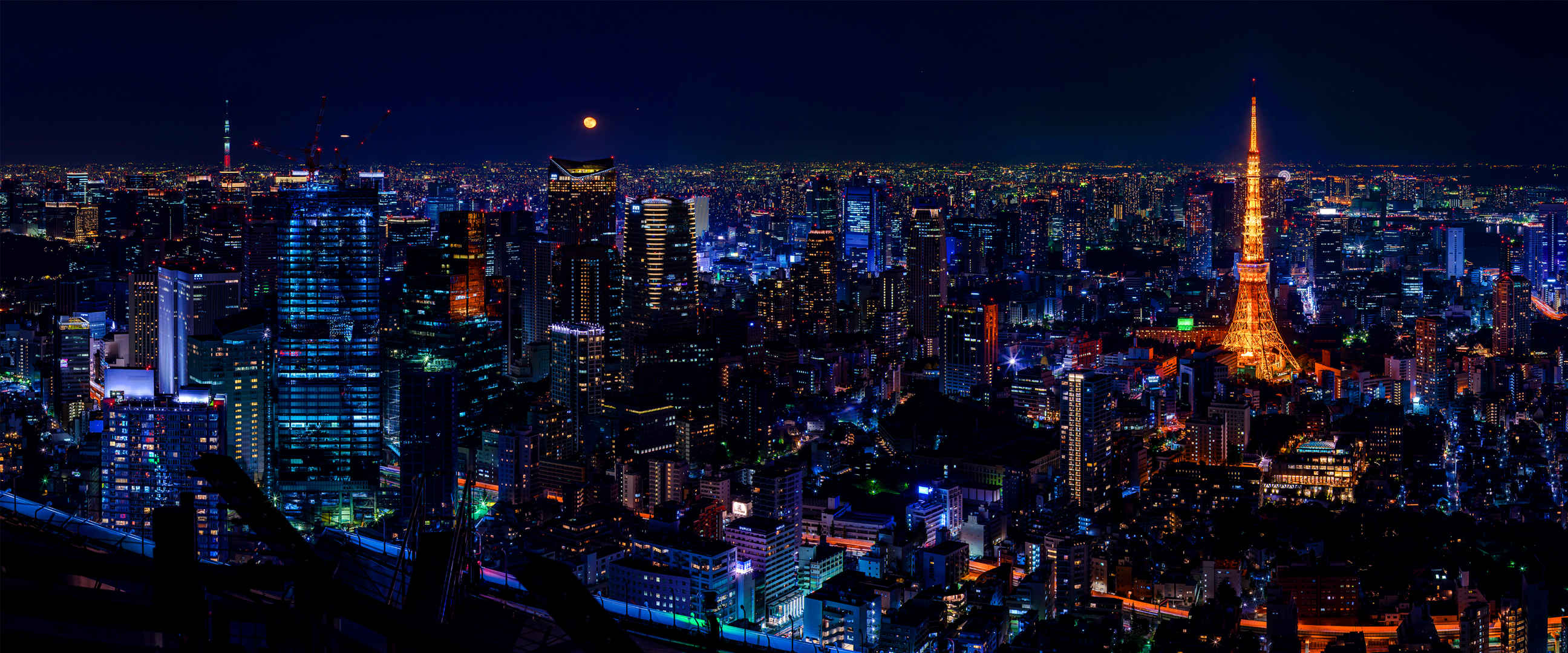 城市图片唯美夜景-