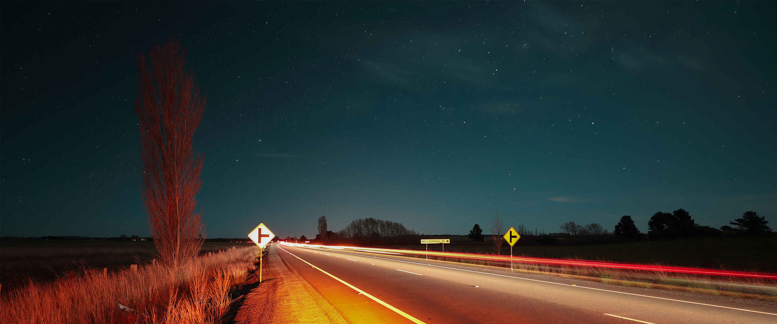 夜景公路图片-