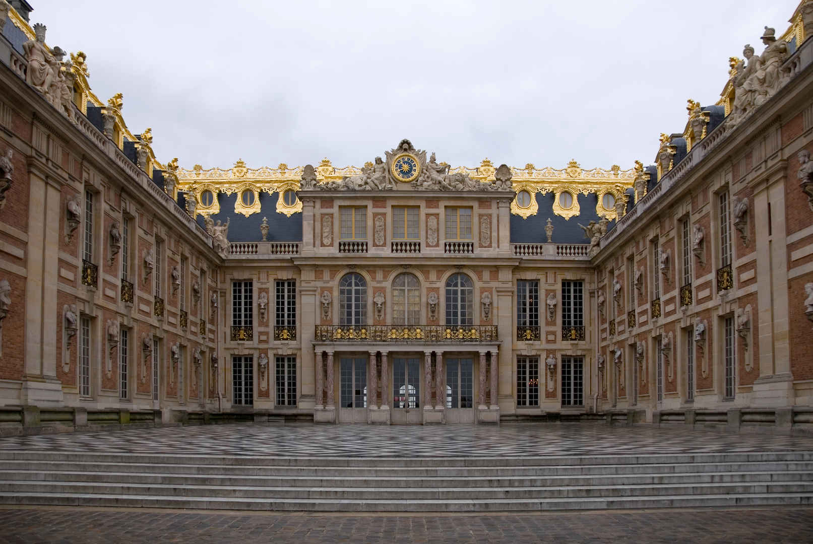 法国凡尔赛宫外景壁纸图片-