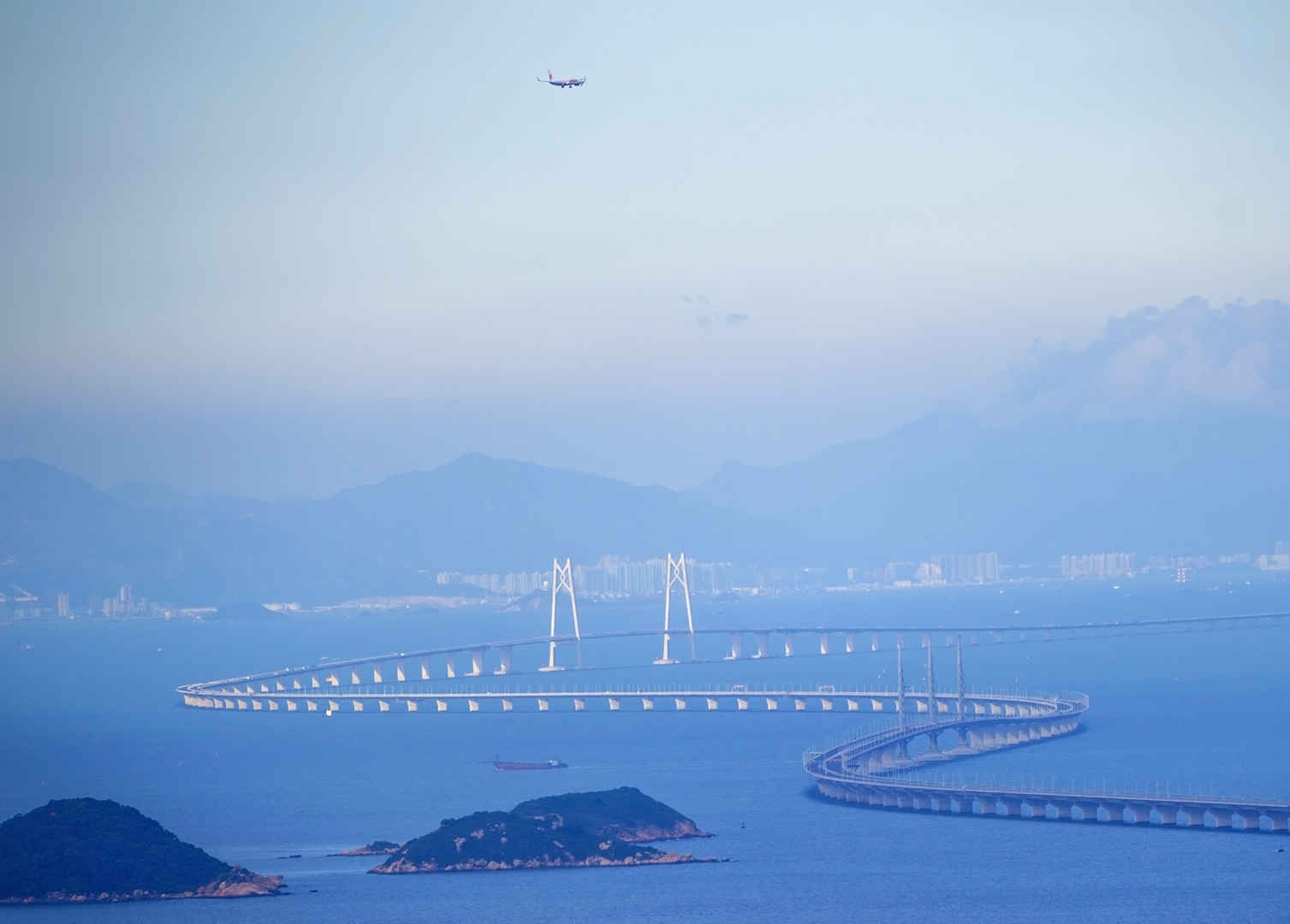 清晨跨海大桥港珠澳大桥壁纸图片