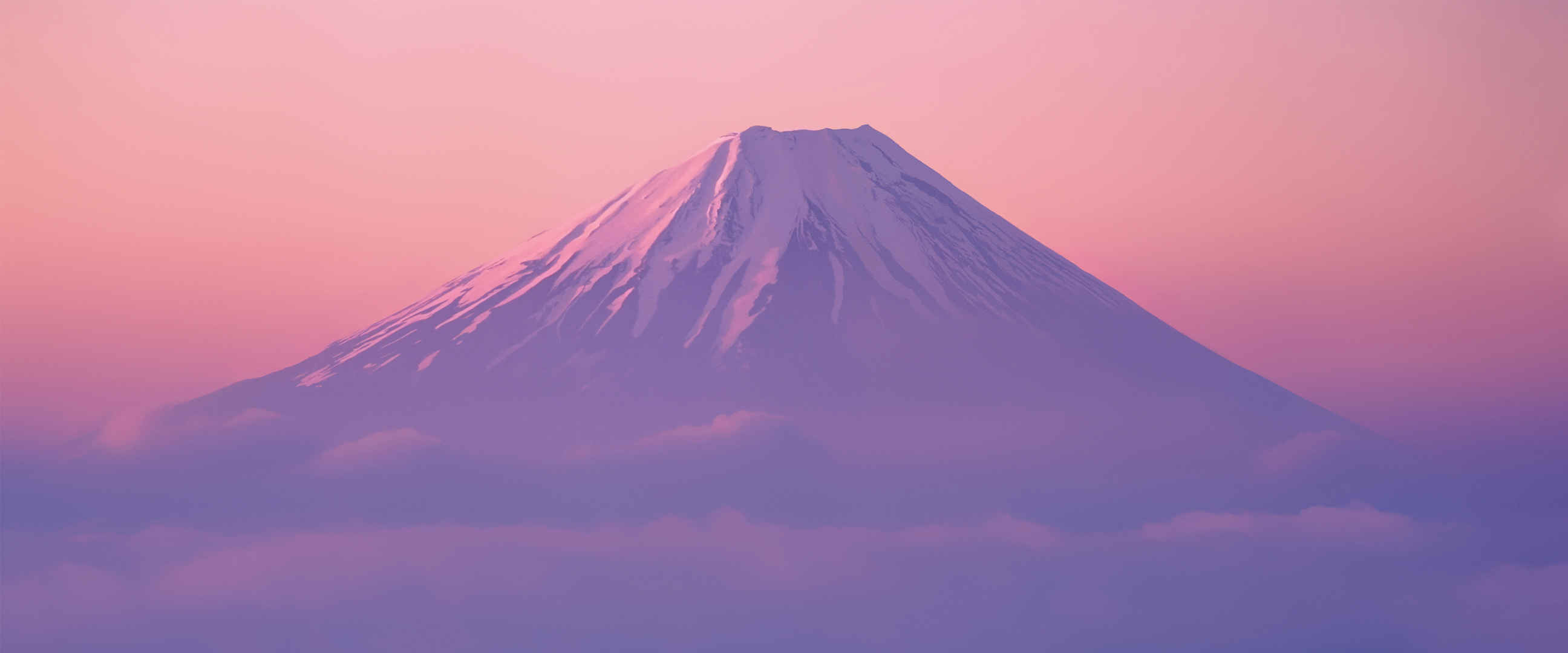 富士山剪影壁纸
