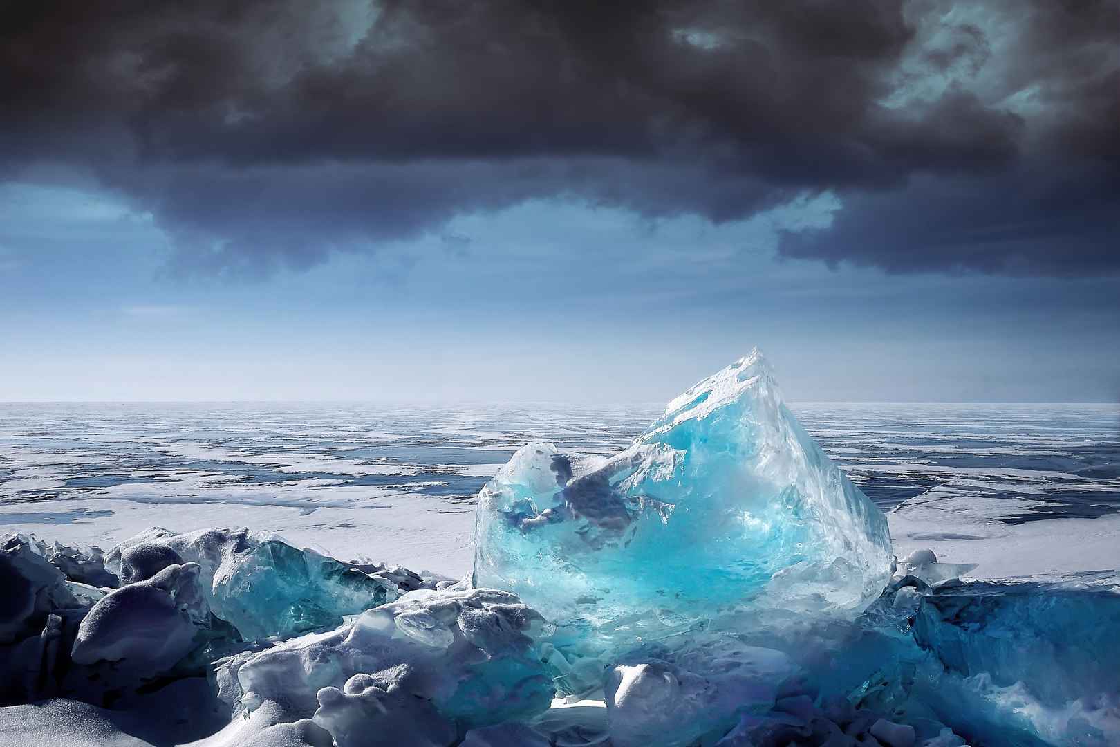 冰川冰山 北极 南极 图片