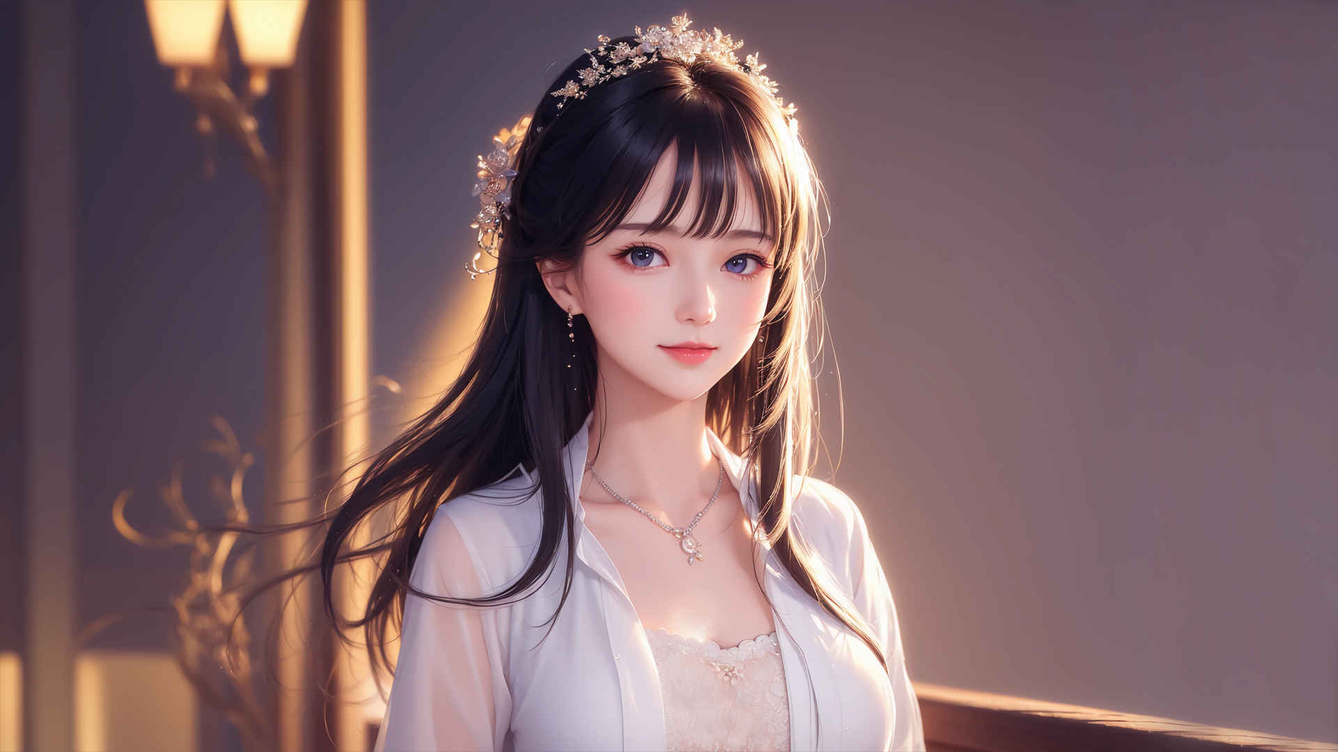 ai绘画3D动漫人物女生壁纸高清