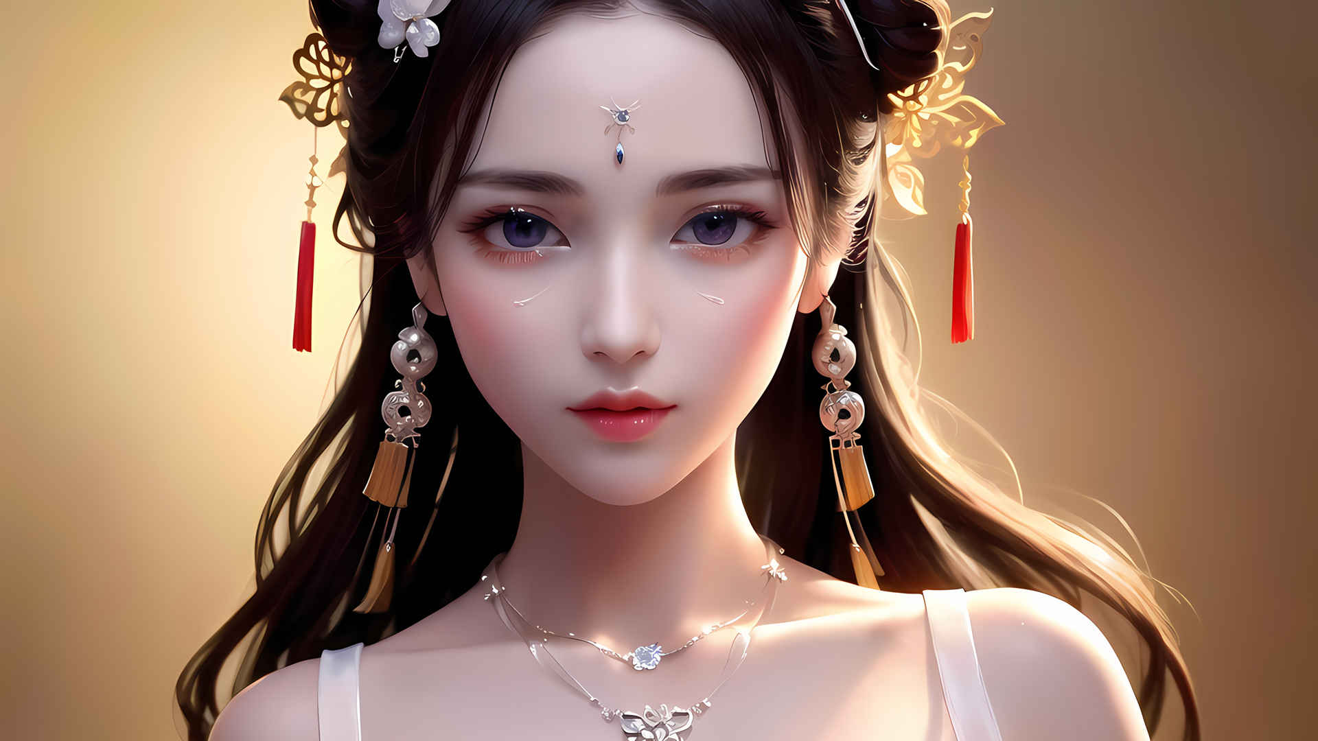 AI绘画动漫美女壁纸