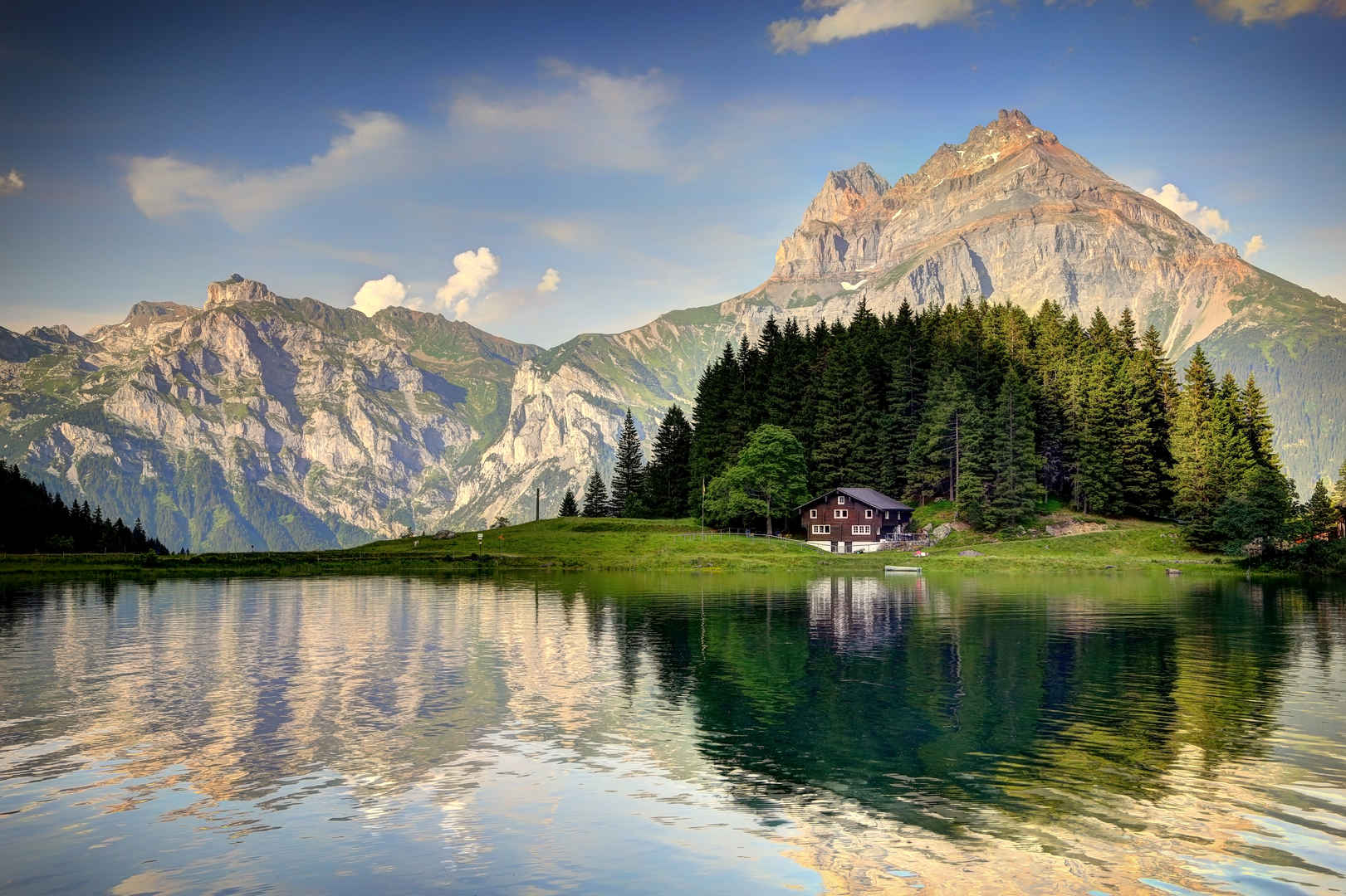 瑞士阿尔卑斯山美丽自然风景壁纸