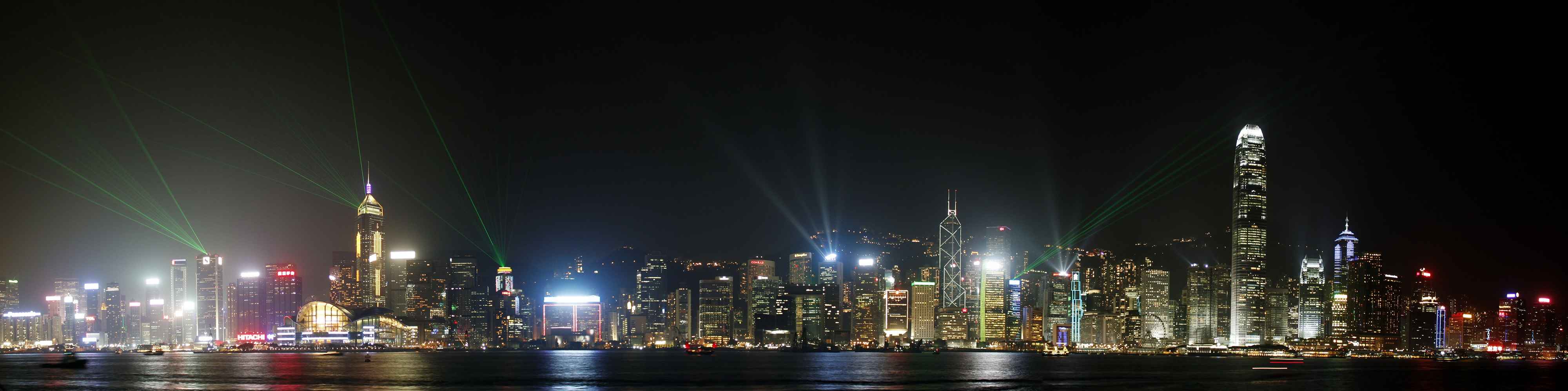 香港维多利亚港全景壁纸图片