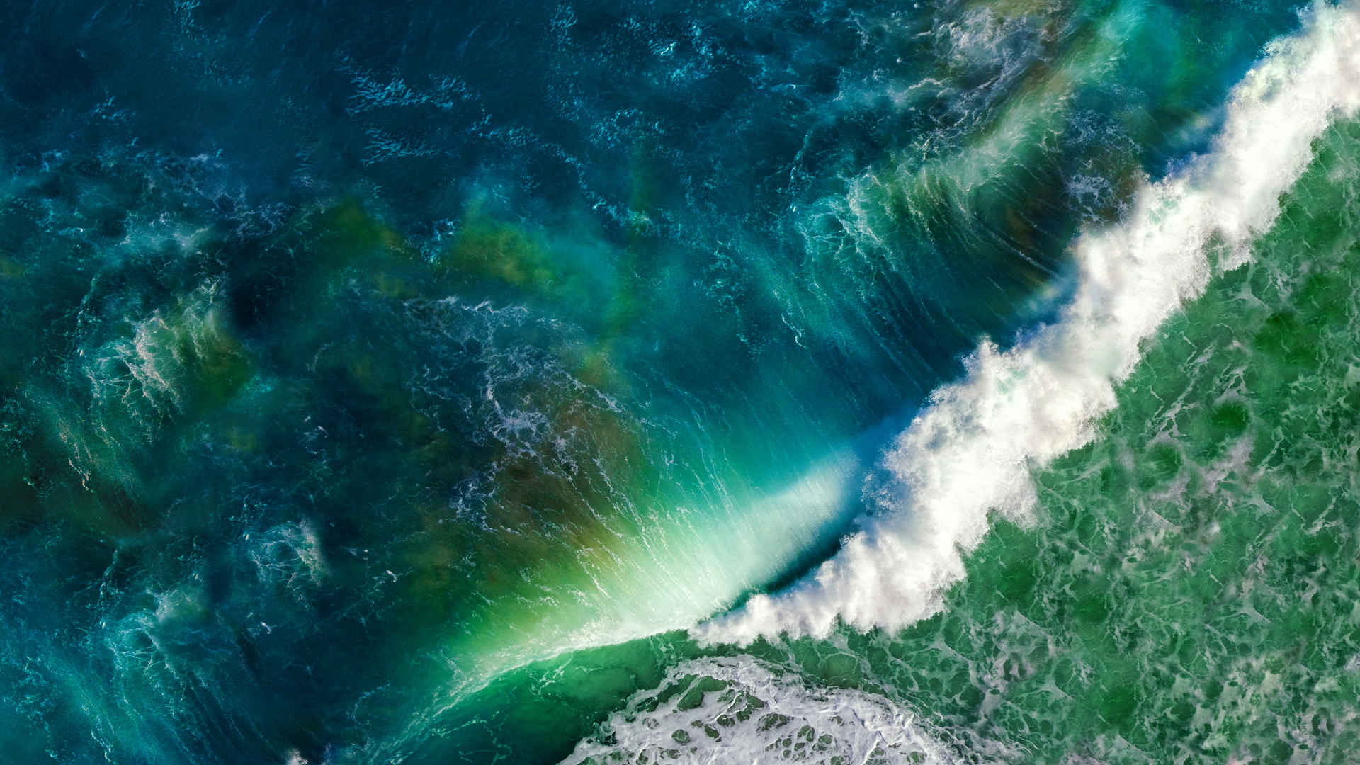 苹果ios10默认海浪壁纸图片