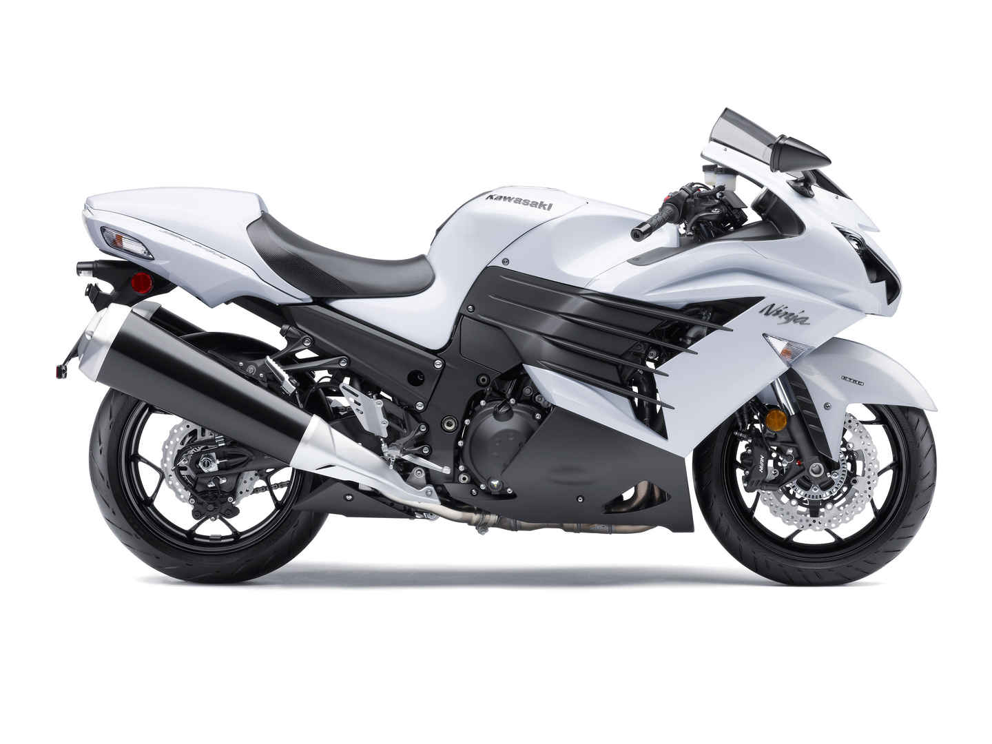 川崎Kawasaki-Ninja-ZX-14R-white摩托车