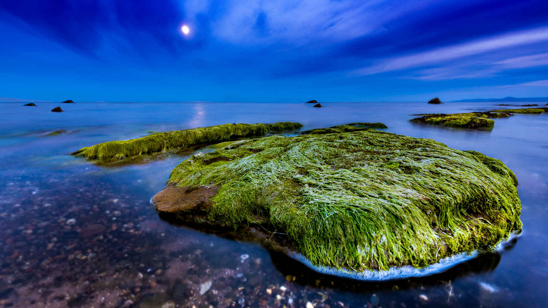 苏格兰海滩风景唯美壁纸