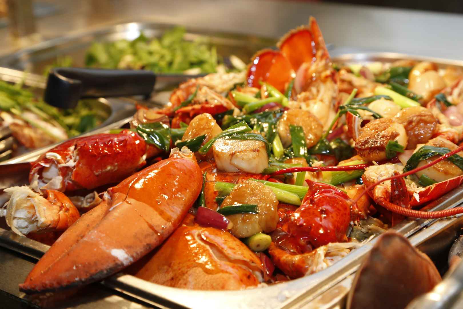 龙虾宴美食图片