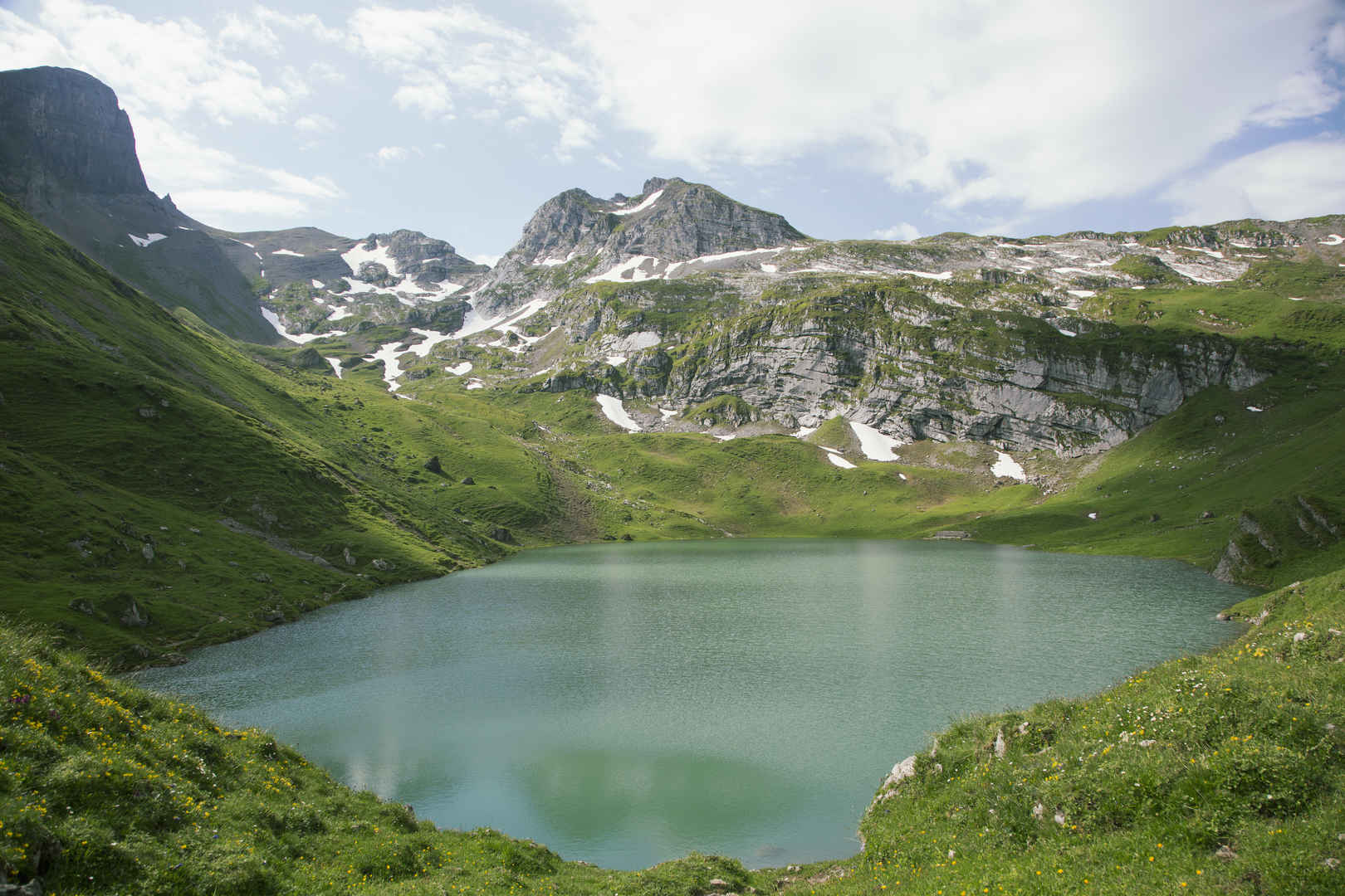 自然风光 风景 阿尔卑斯山 天空5k壁纸-