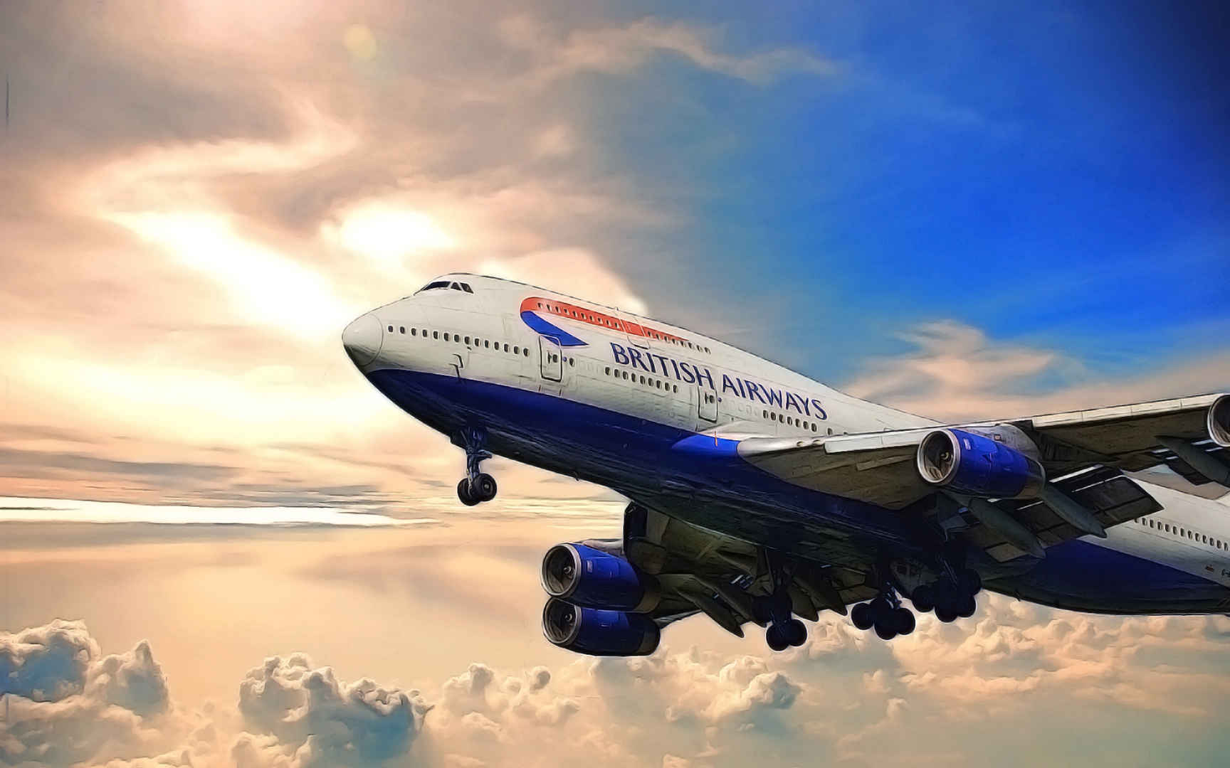 美国波音747高清壁纸