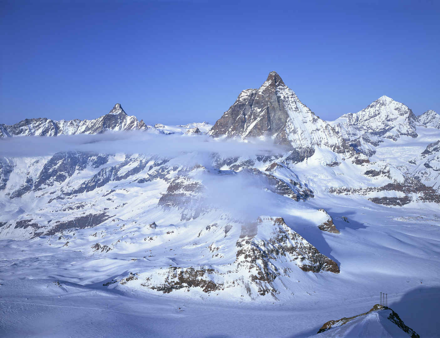 雪山图片唯美-