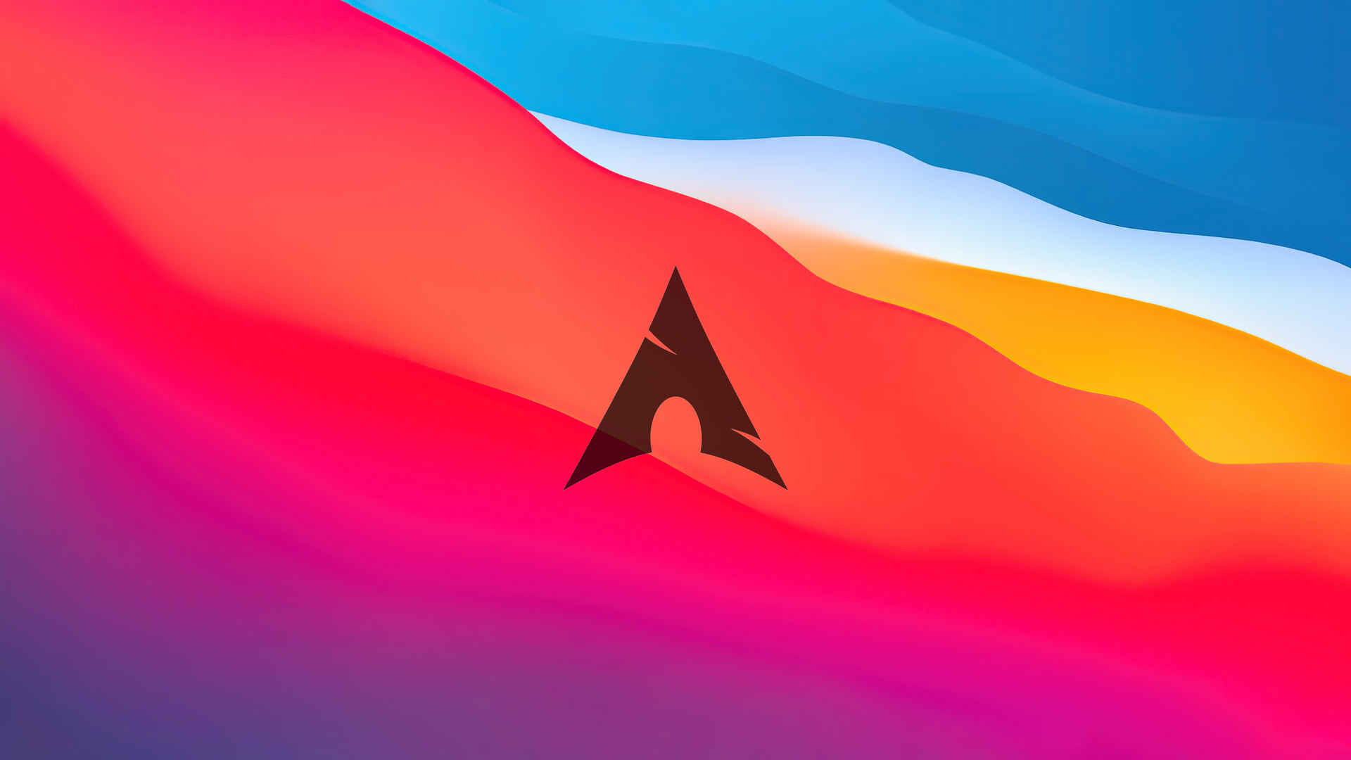 Arch Linux系统 彩色 背景壁纸