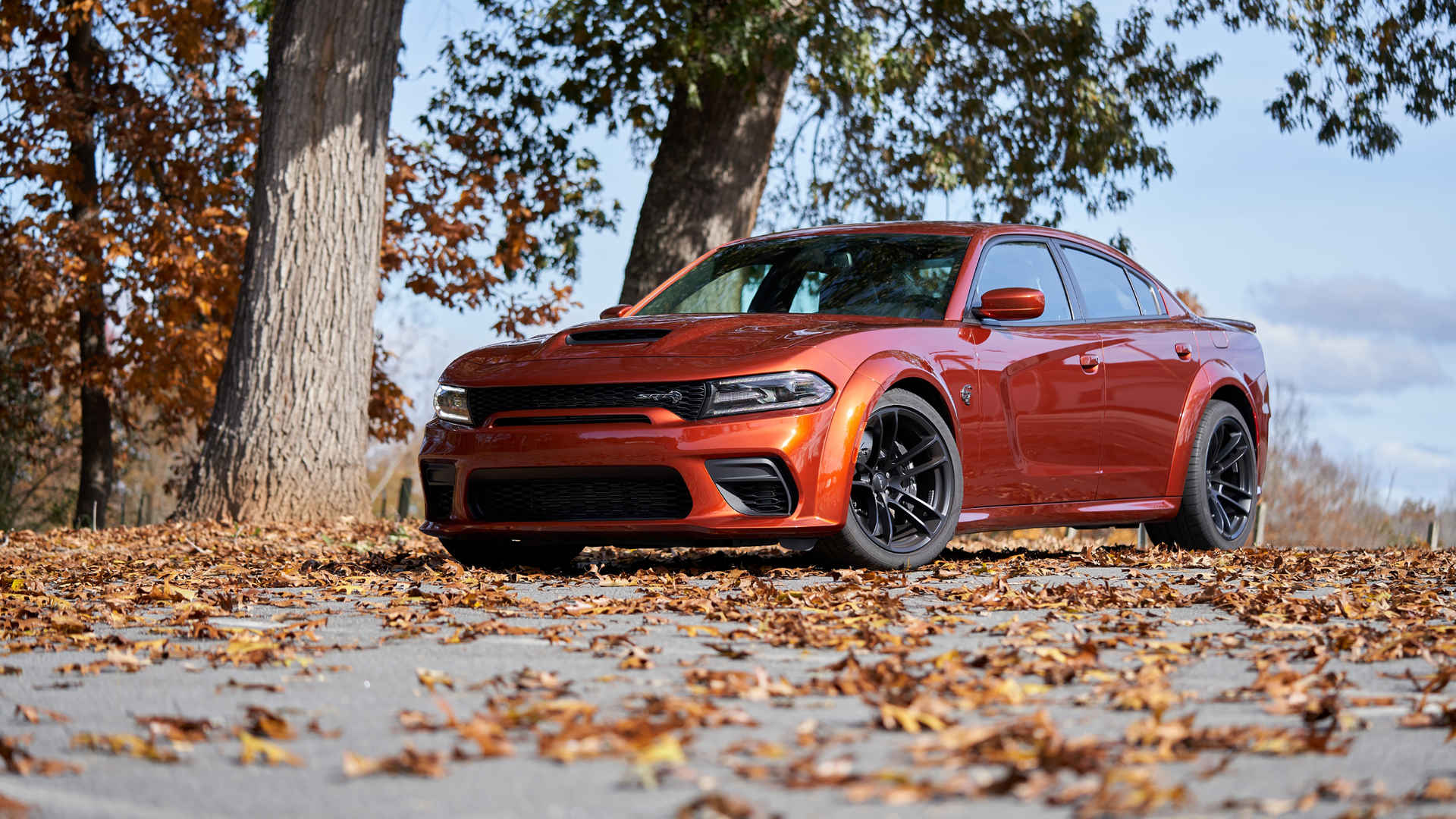 红色道奇Charger SRT Hellcat Redeye壁纸