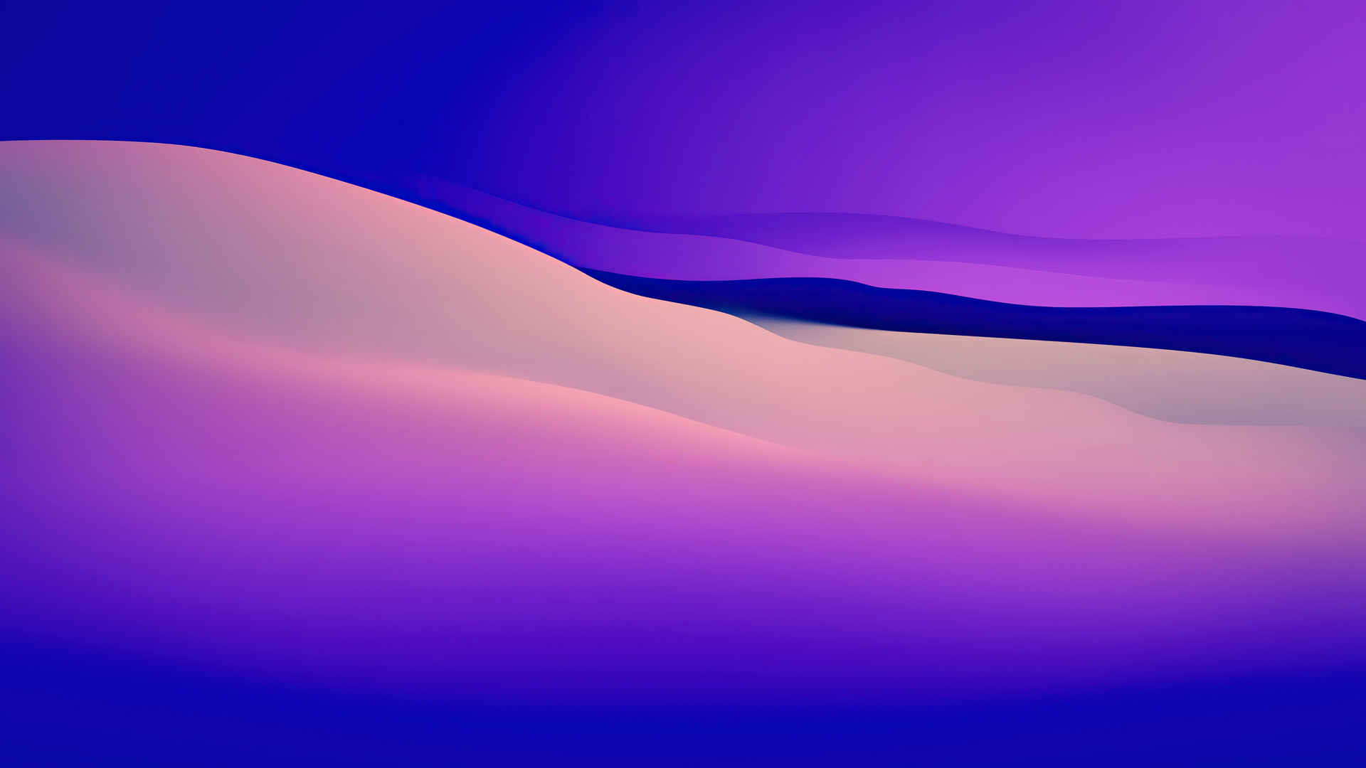 macOS Big Sur 蓝紫色渐变背景壁纸