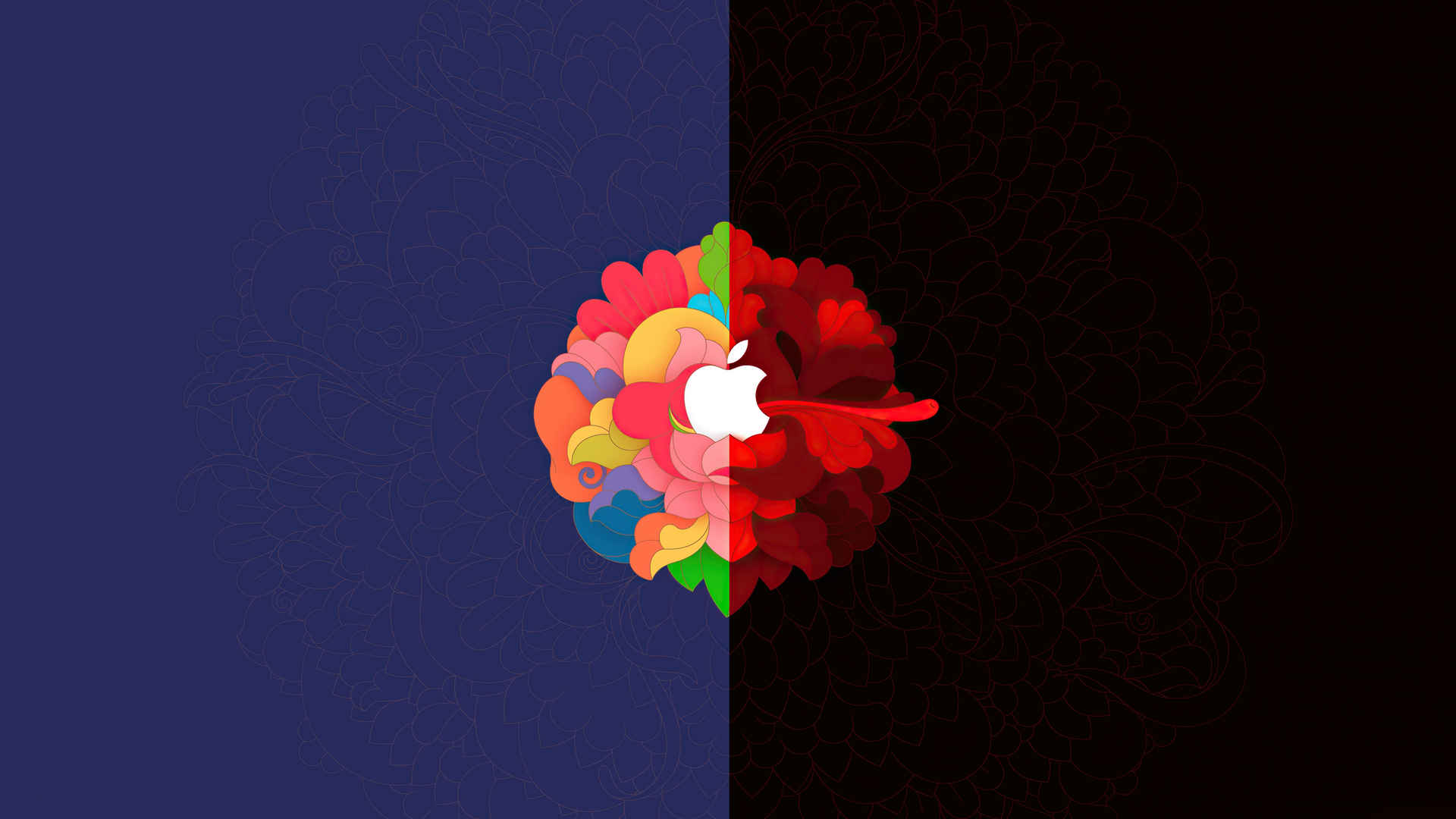 Apple logo壁纸