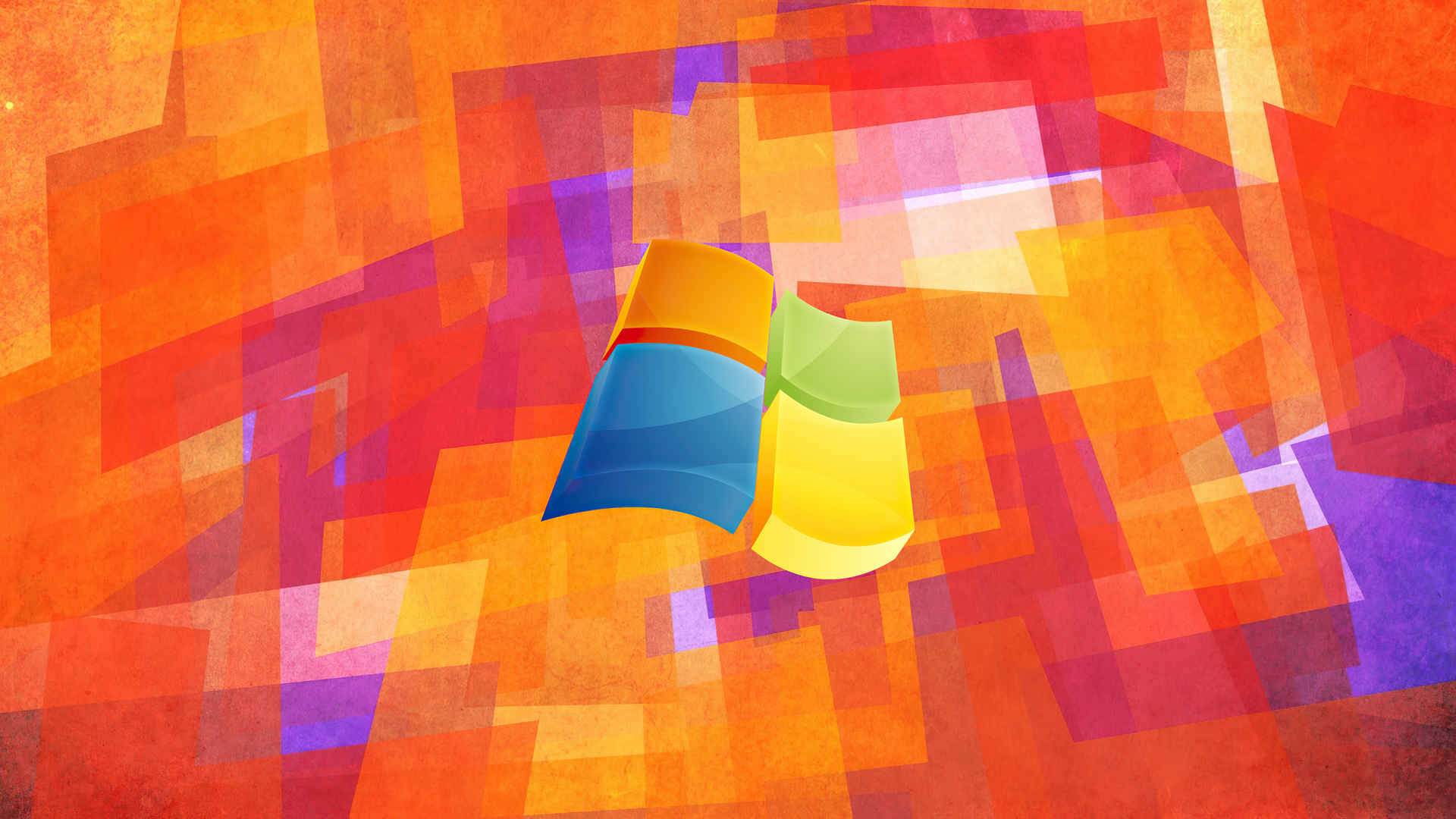 Windows XP 几何图形壁纸