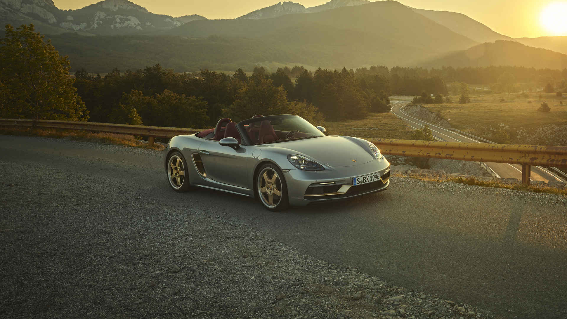 保时捷718 Boxster 桌面壁纸