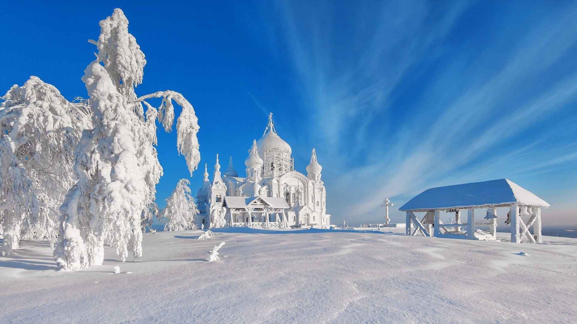 唯美雪景电脑壁纸4k超清-