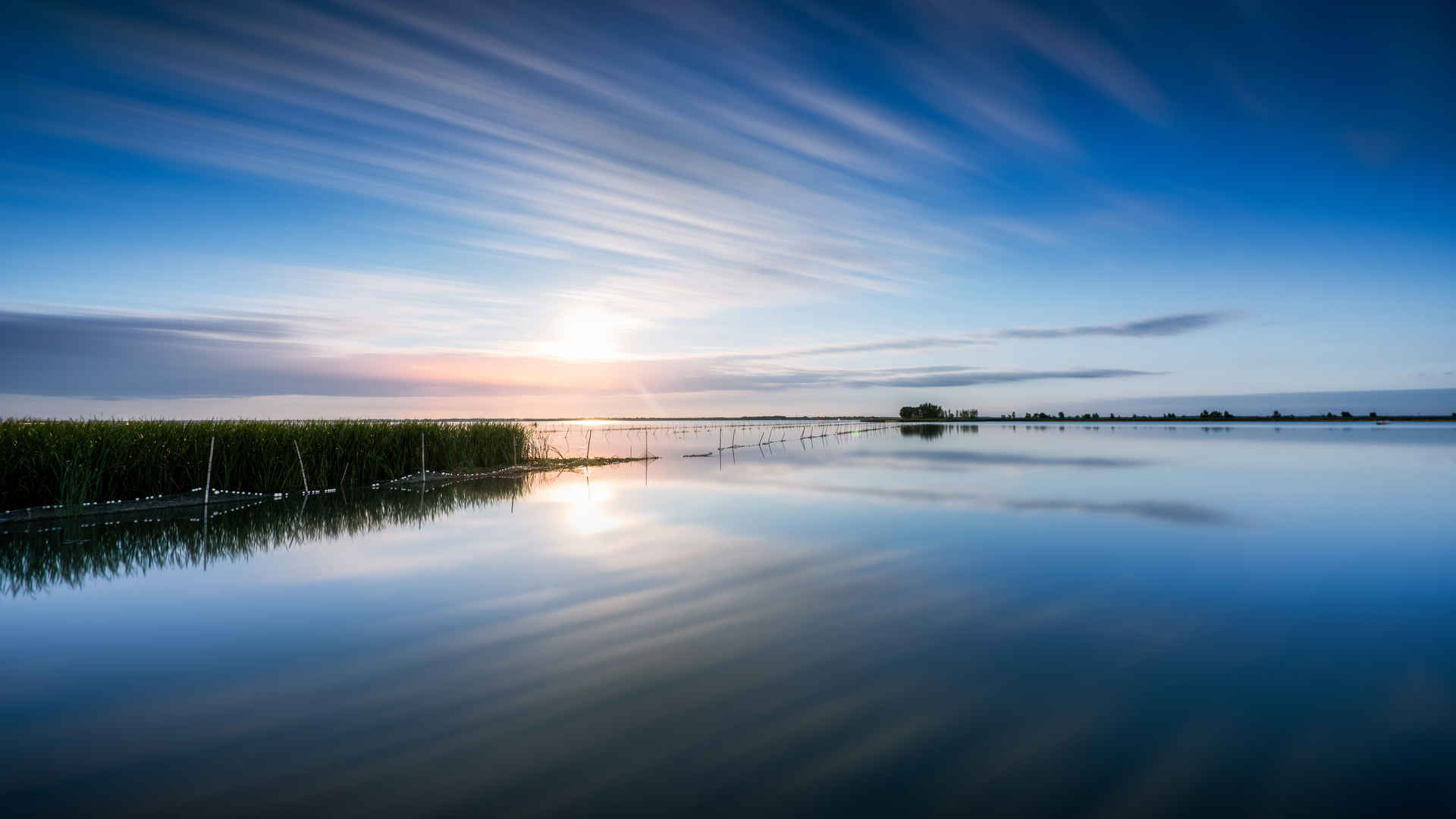 蓝天 湖泊壁纸