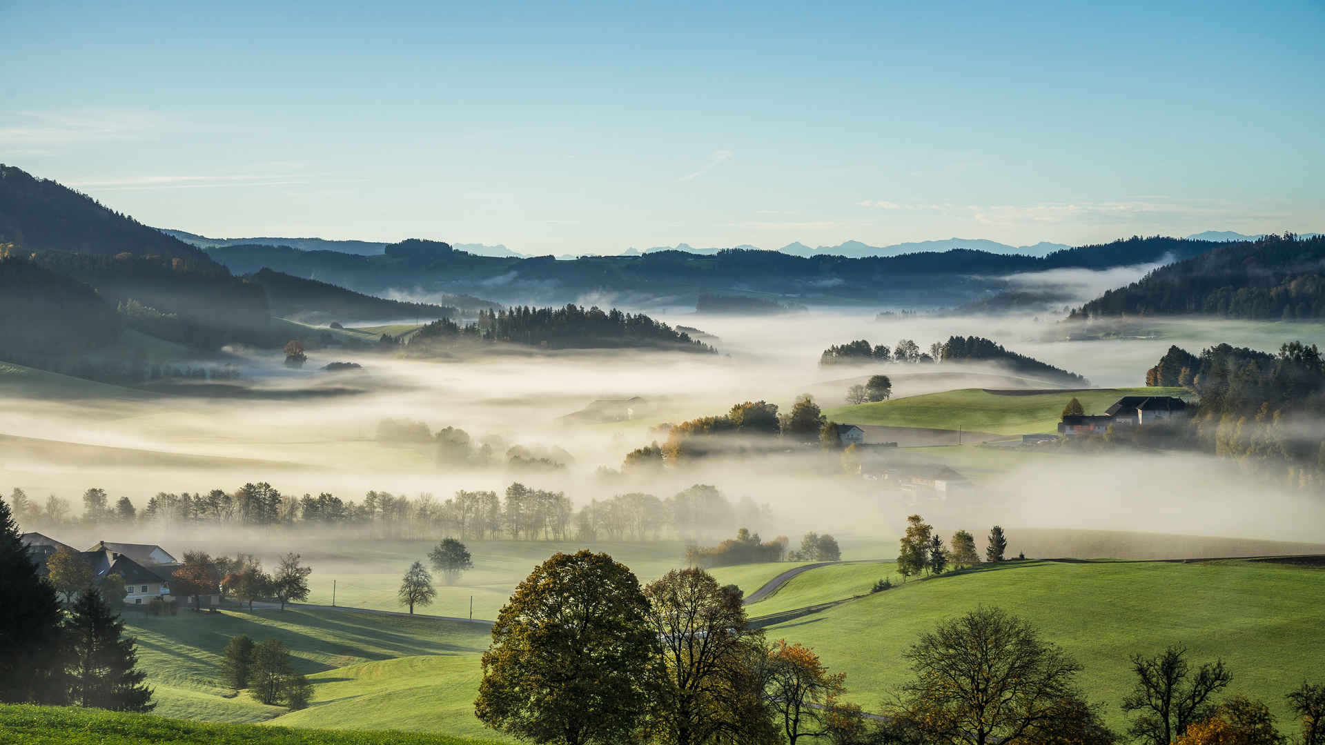 奥地利4K乡村风景桌面壁纸