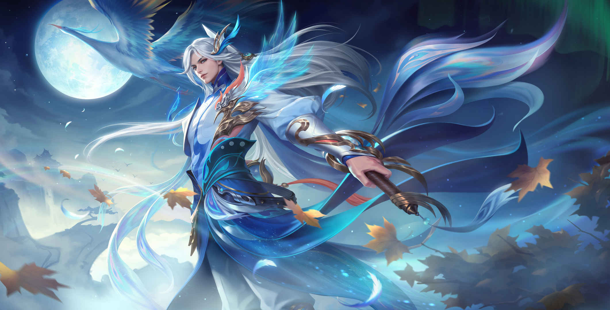 王者荣耀 李白玉鸾吟星传说 无水印 4k 高清壁纸