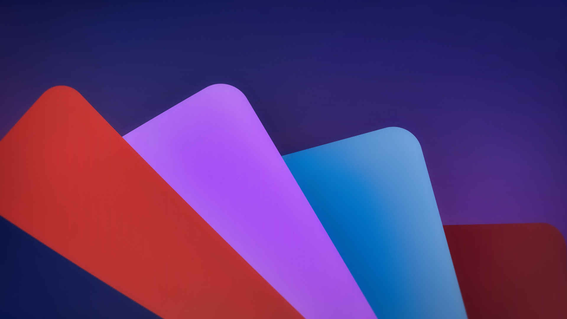 macPAC 红紫蓝 创意彩色 4k壁纸