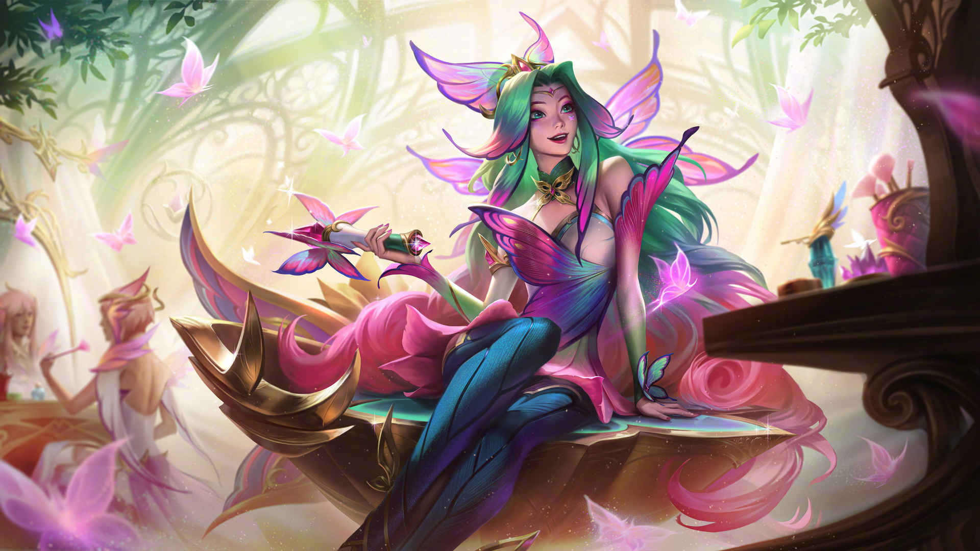 lol英雄联盟星籁歌姬 萨勒芬妮4k高清壁纸