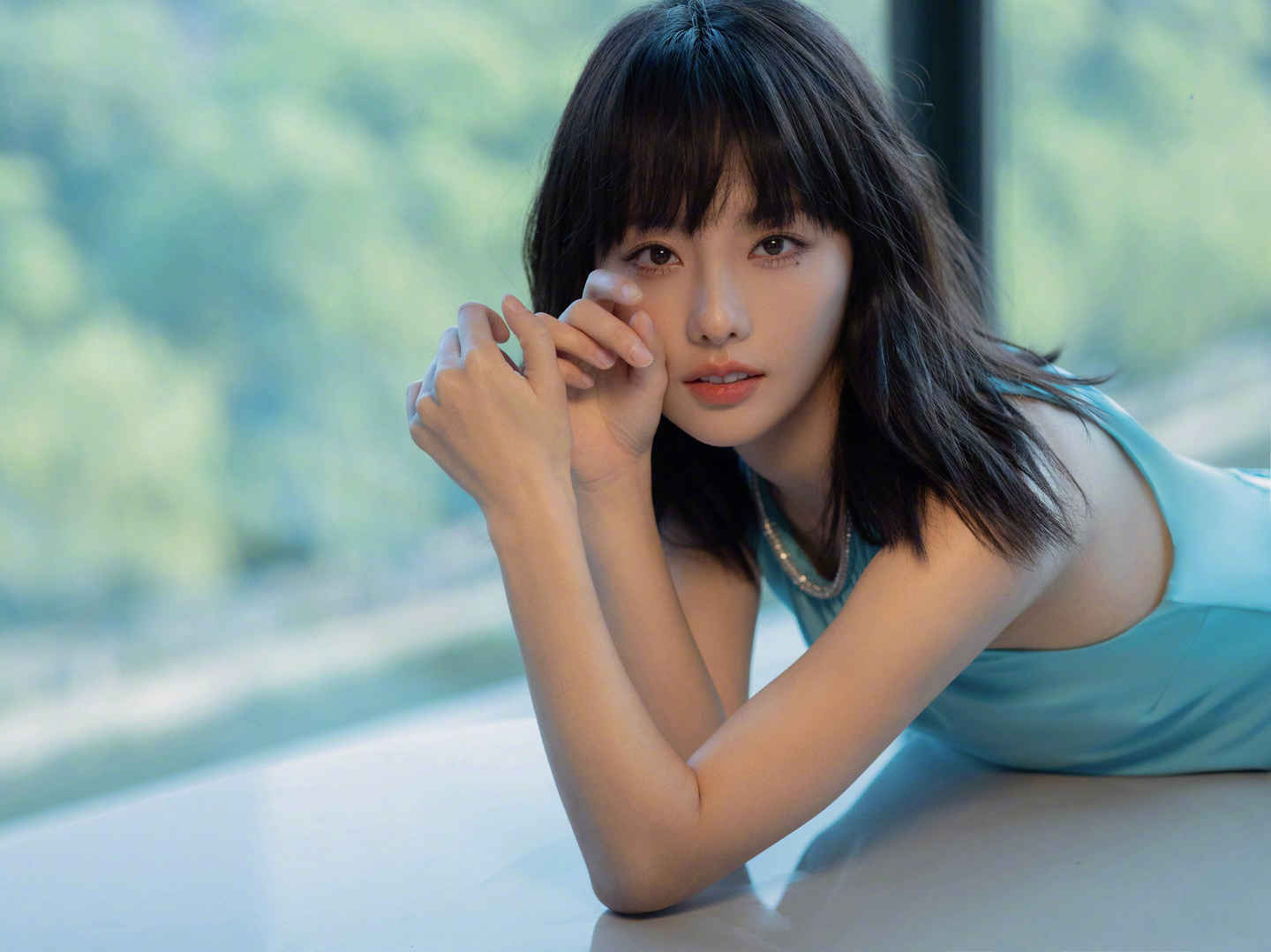 张嘉倪美女平板壁纸-