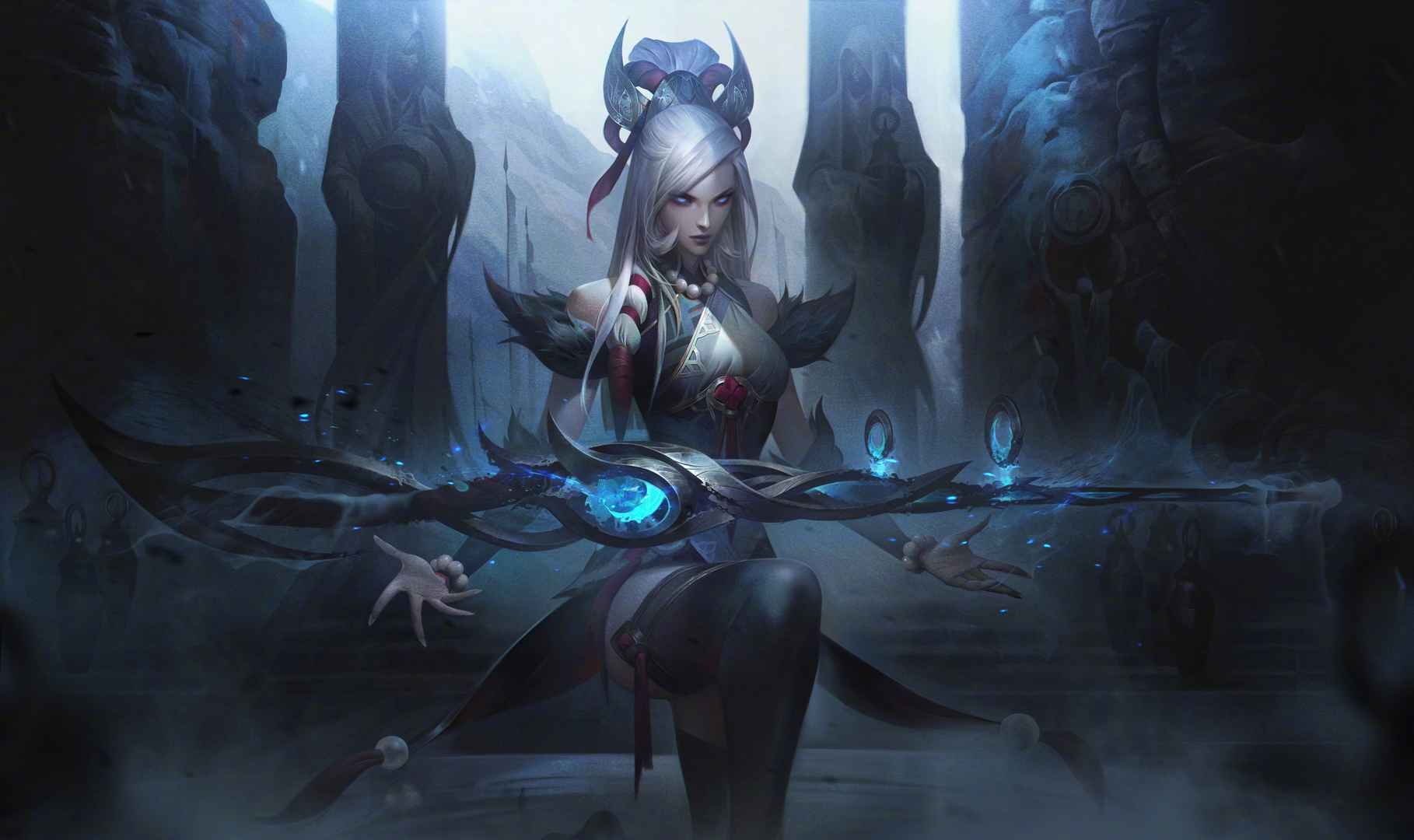 英雄联盟lol 净雪之月 卡特琳娜5k高清壁纸-