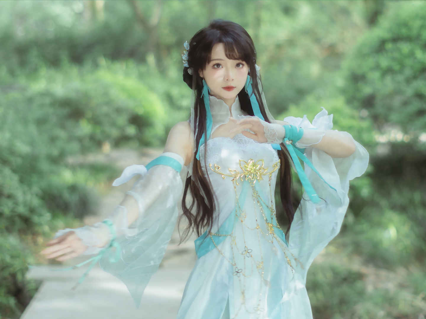 逆水寒 古风cosplay 美女ipad平板壁纸