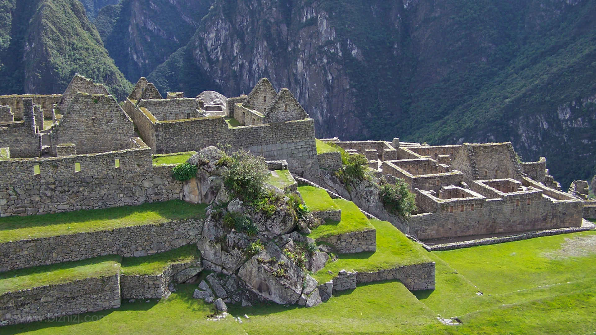 秘鲁马丘比丘印加遗址图片